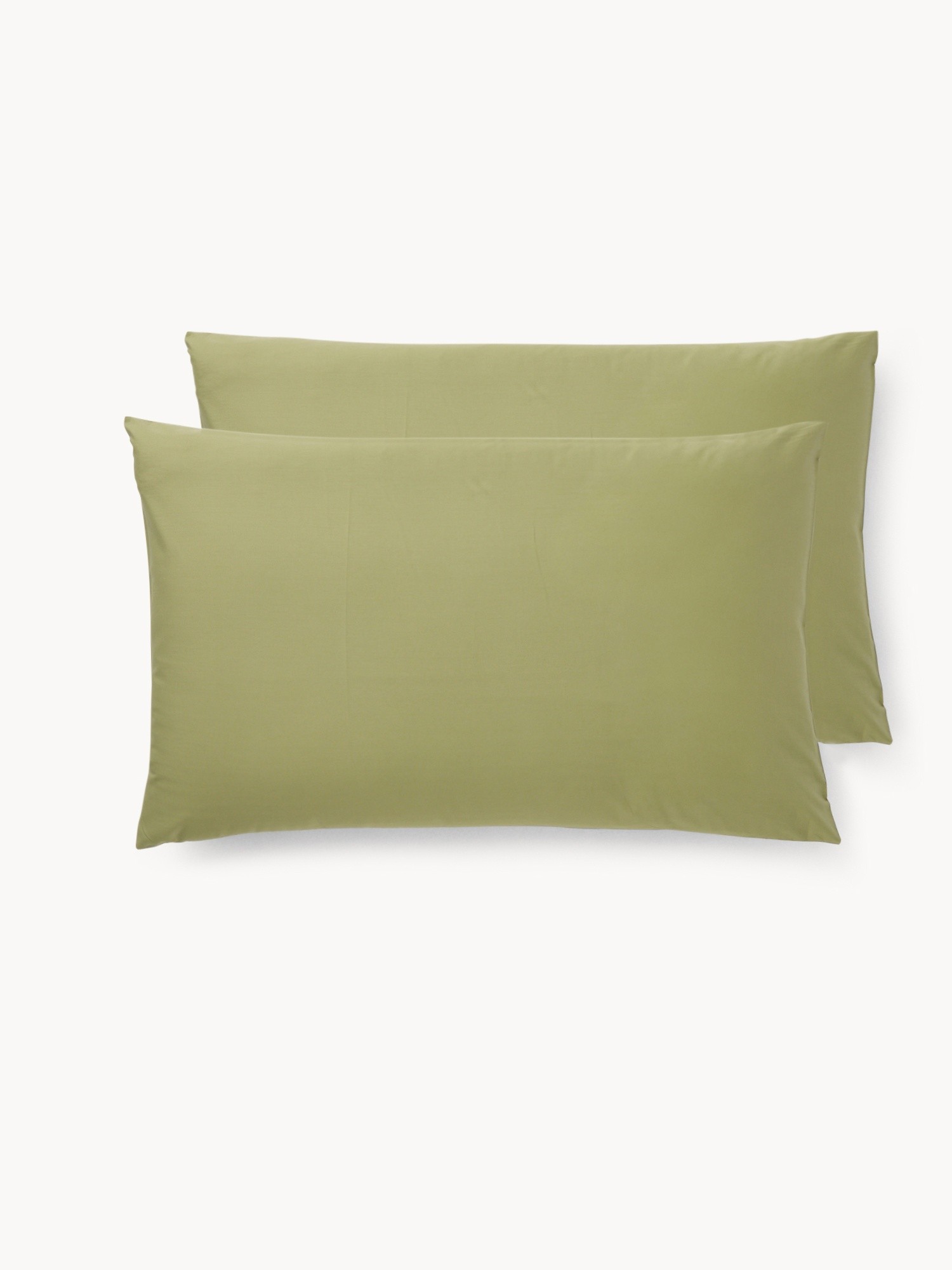 Solid Cotton Percale Sheet Set - Discounted Price, Green, large image number 0
