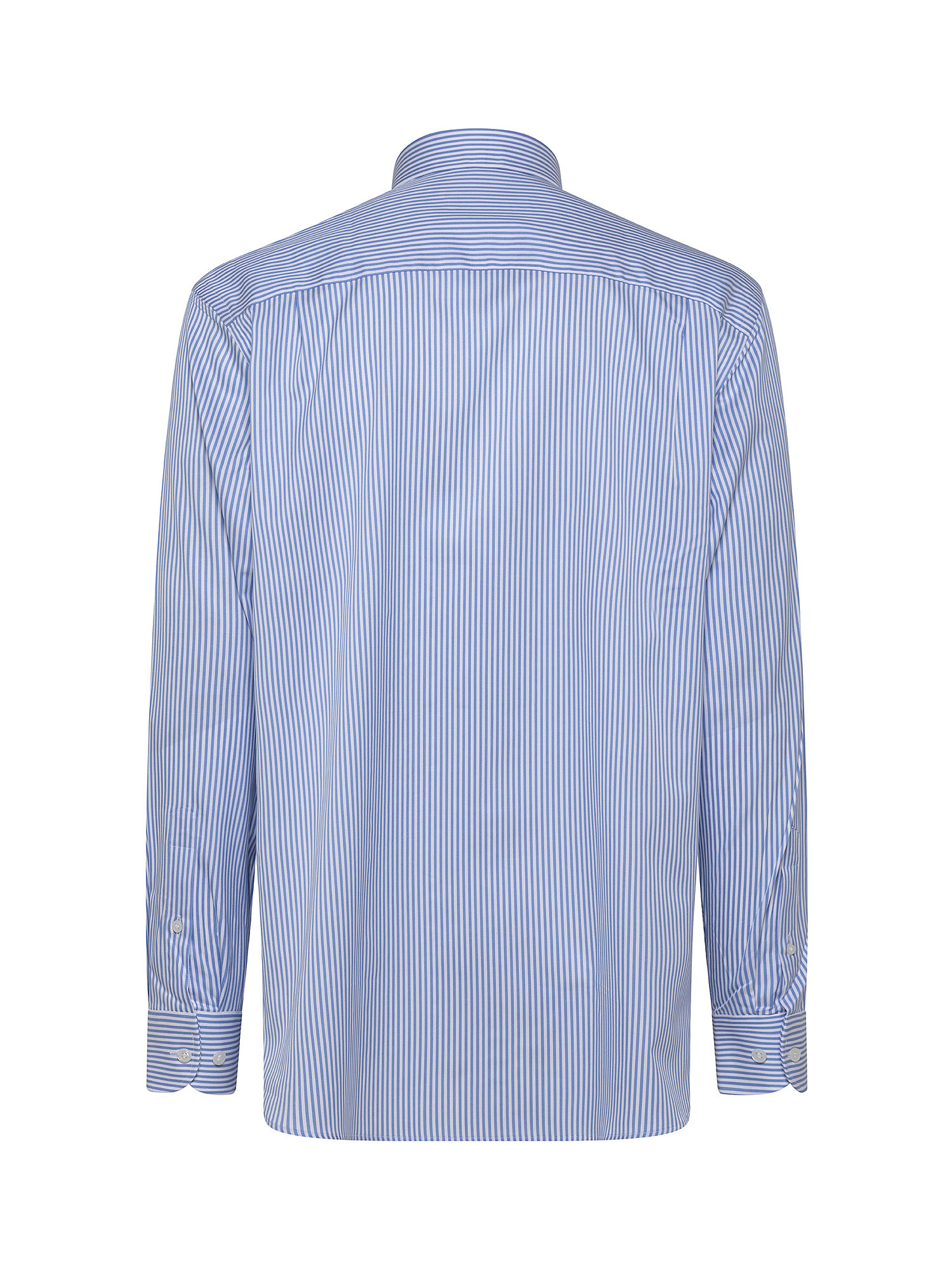 Regular fit cotton poplin shirt, Light Blue, large image number 1