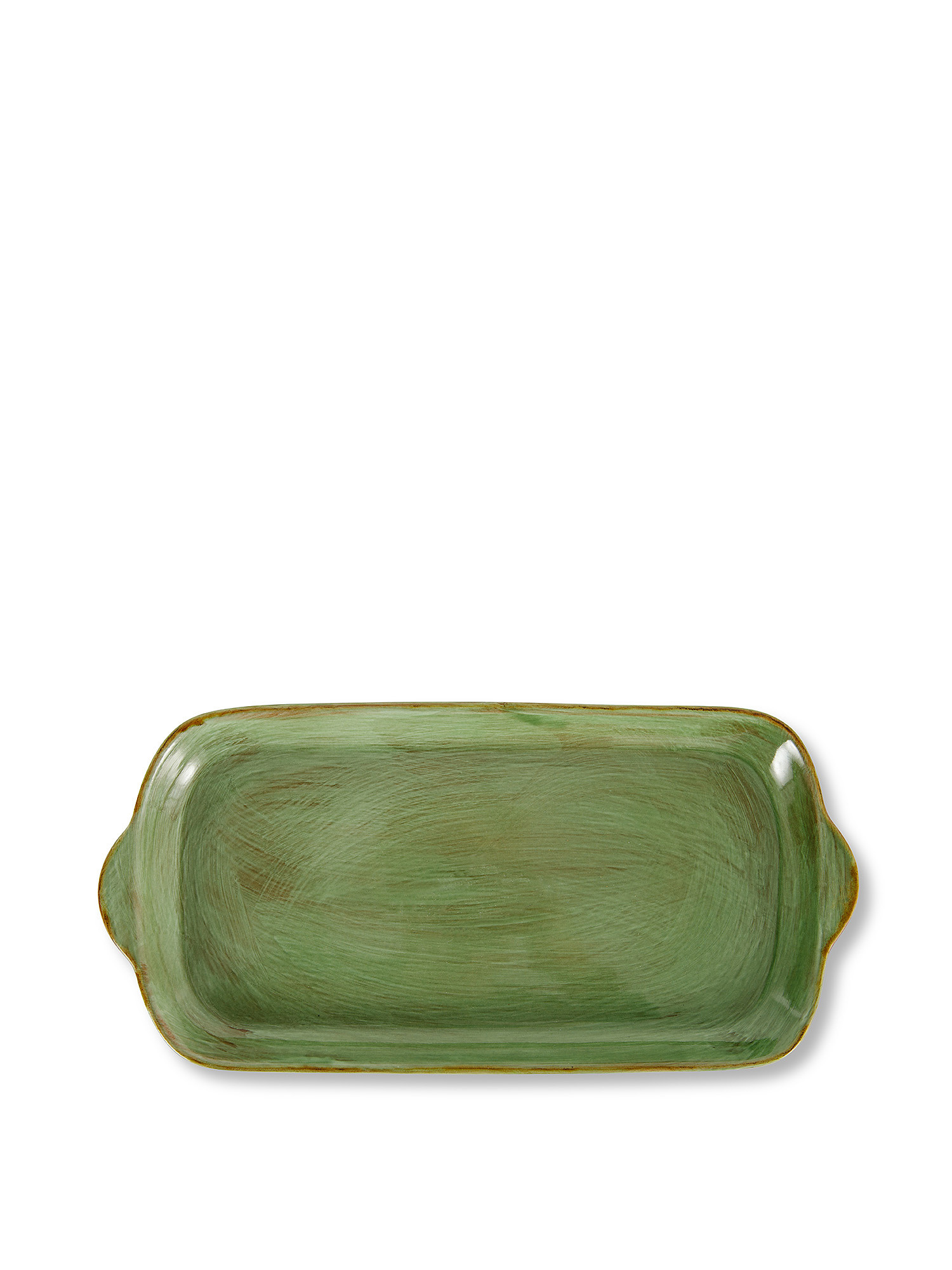 Ceramic tray by Ceramiche Pugliesi Fratelli Colì, Green, large image number 0