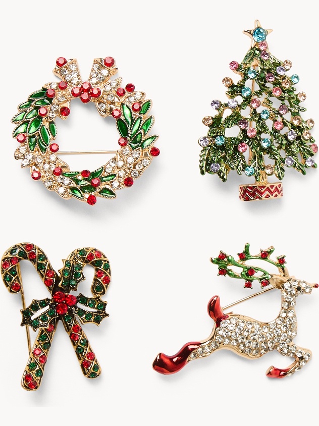 Spille segnaposto motivi natalizi