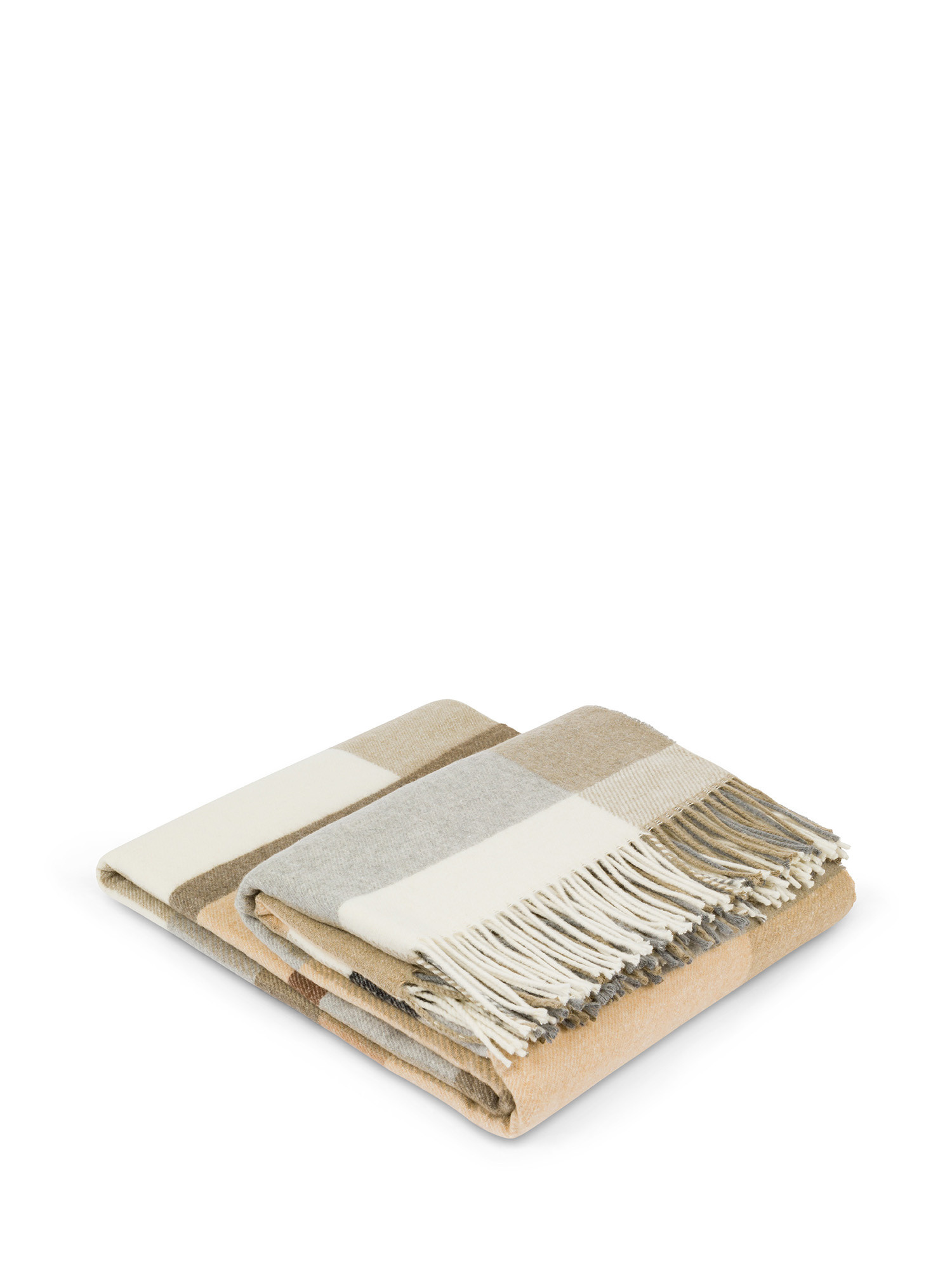 RE:Spect checked plaid, Beige, large image number 0