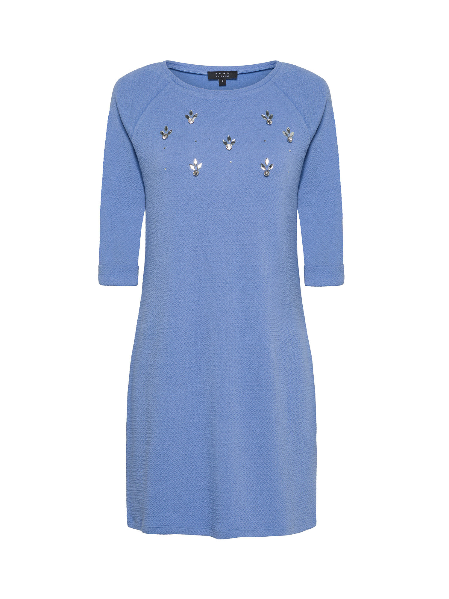 Koan - Dress with rhinestones, Light Blue, large image number 0