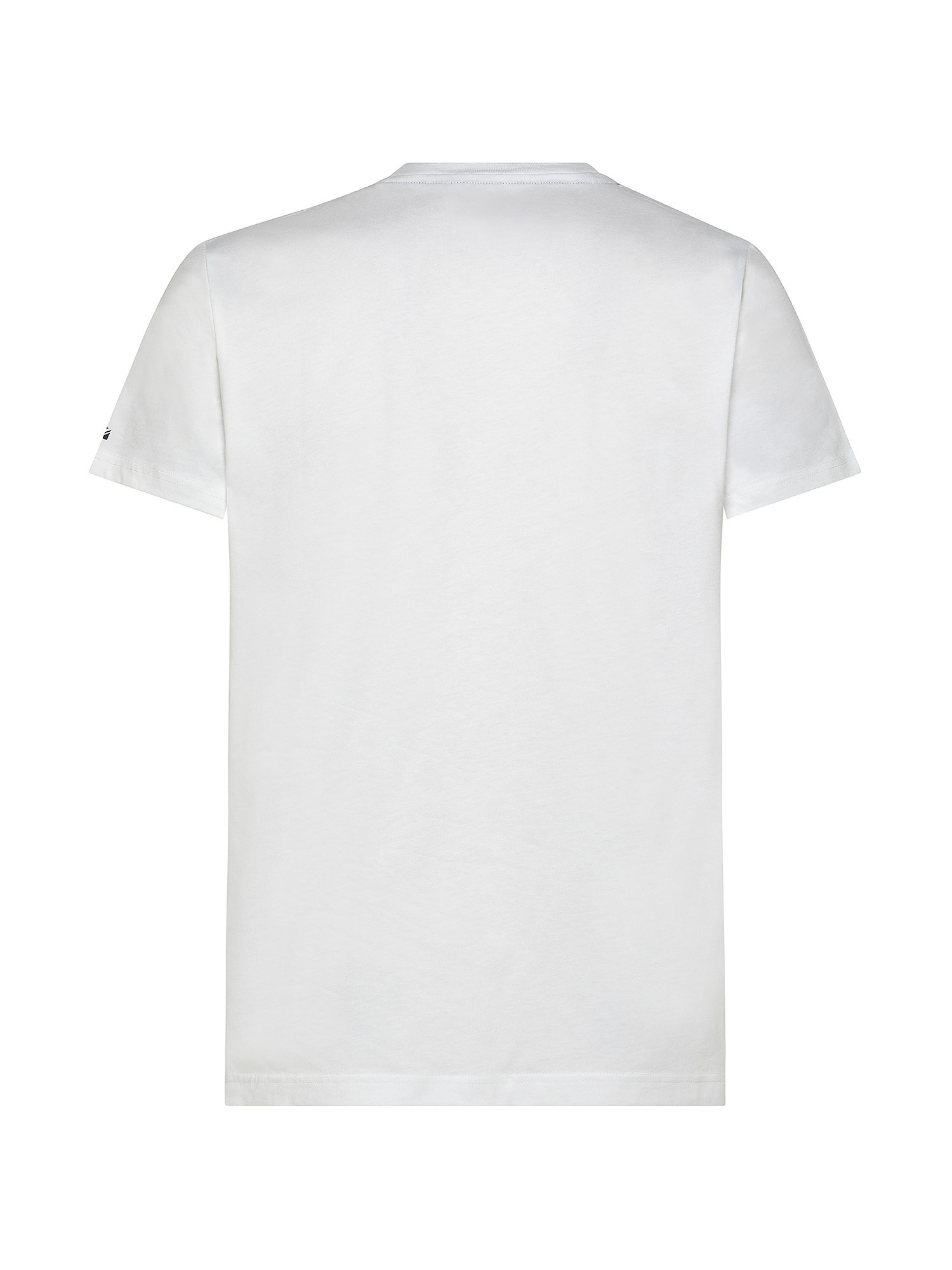 T-shirt in cotone Trey, Bianco, large image number 1
