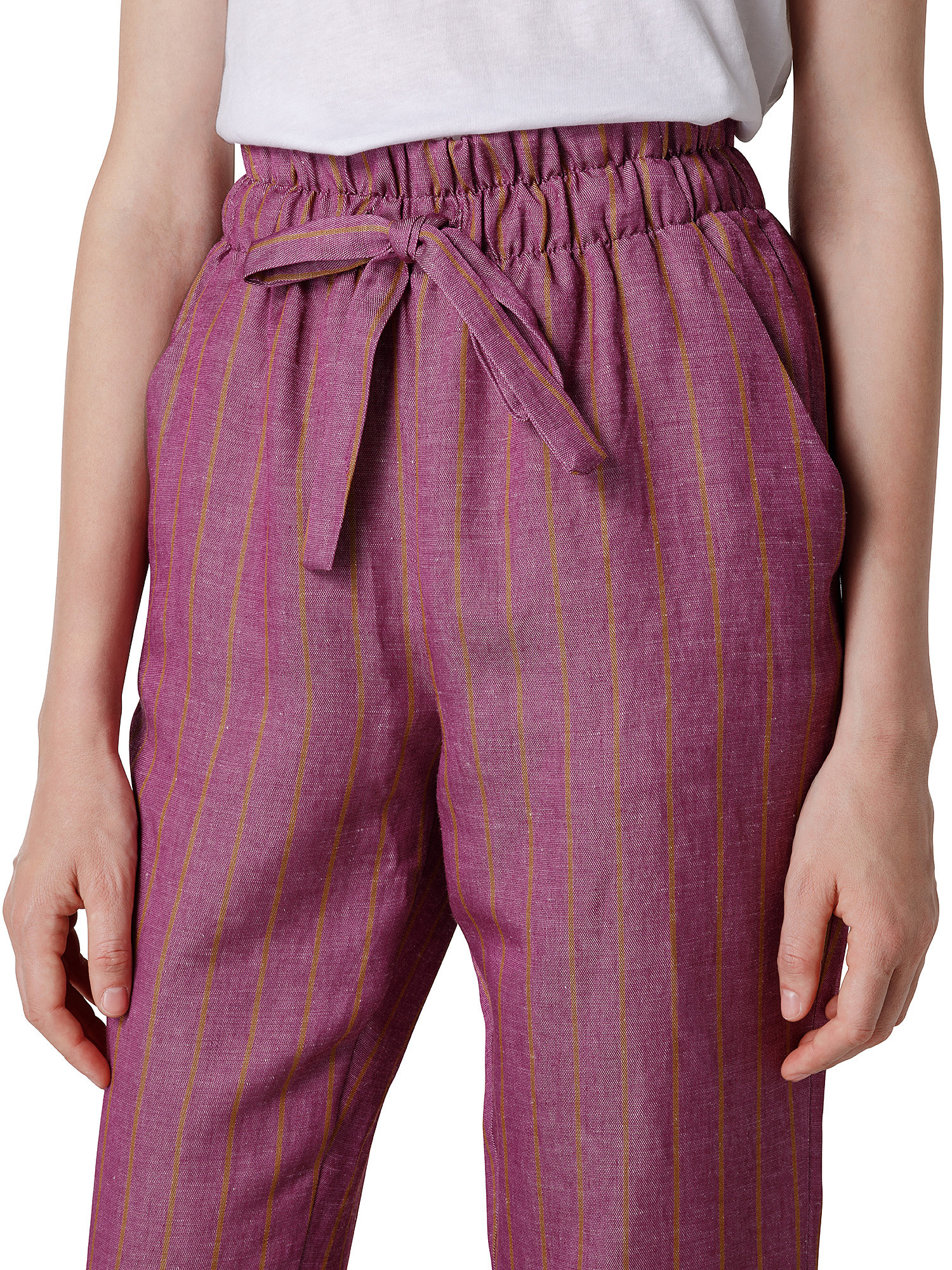 Pantalone a righe, Multicolor, large