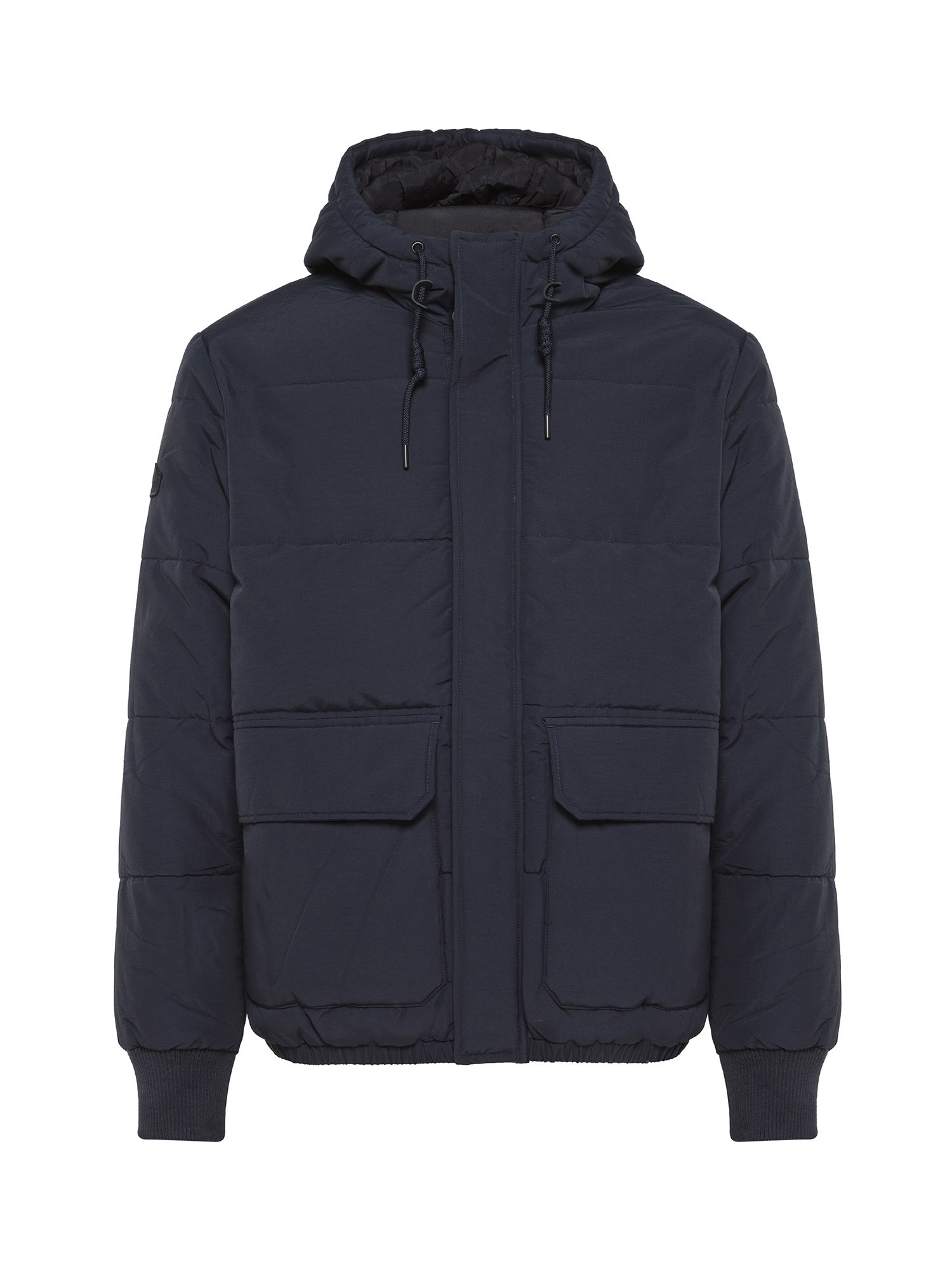 Superdry - Padded down jacket with hood, Dark Blue, large image number 0