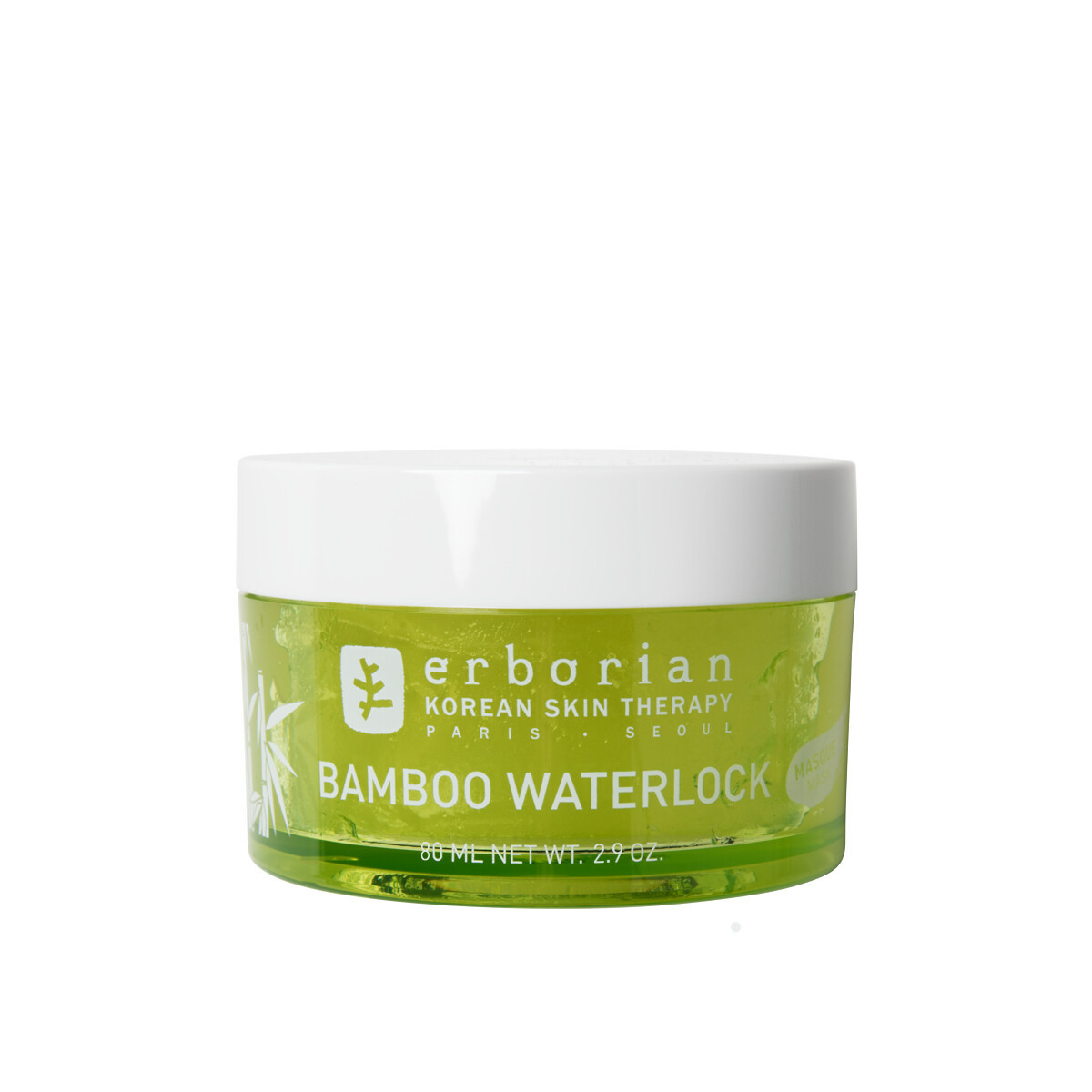 Bamboo Waterlock Face Mask - Maschera viso idratante naturale, Verde chiaro, large image number 0