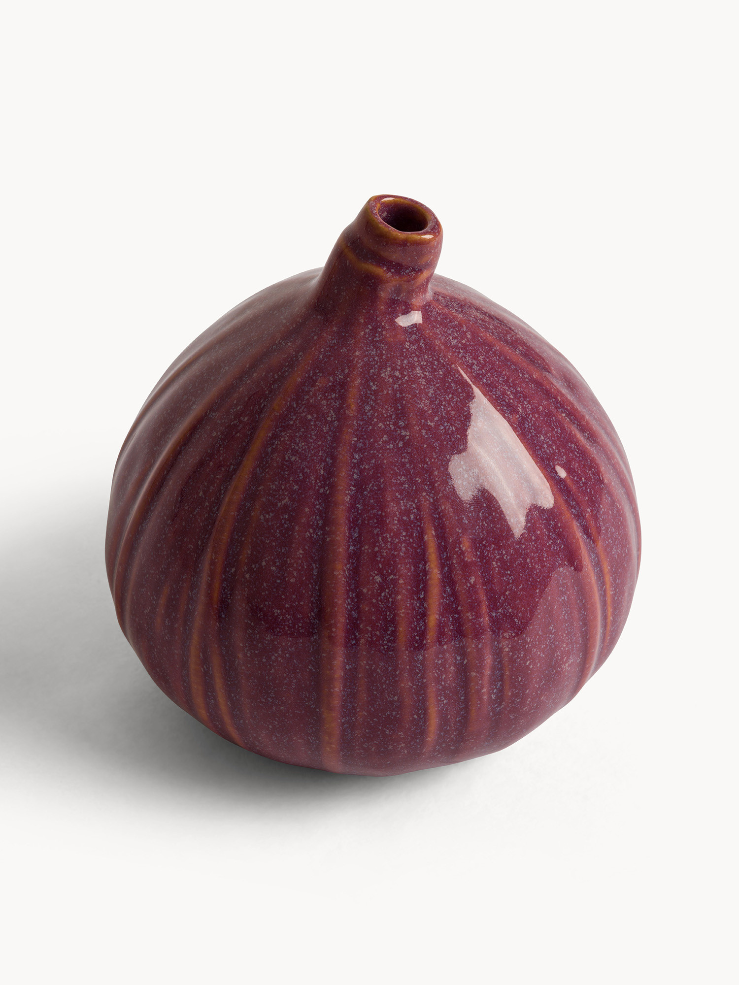 Vaso a forma di fico, Viola, large image number 1