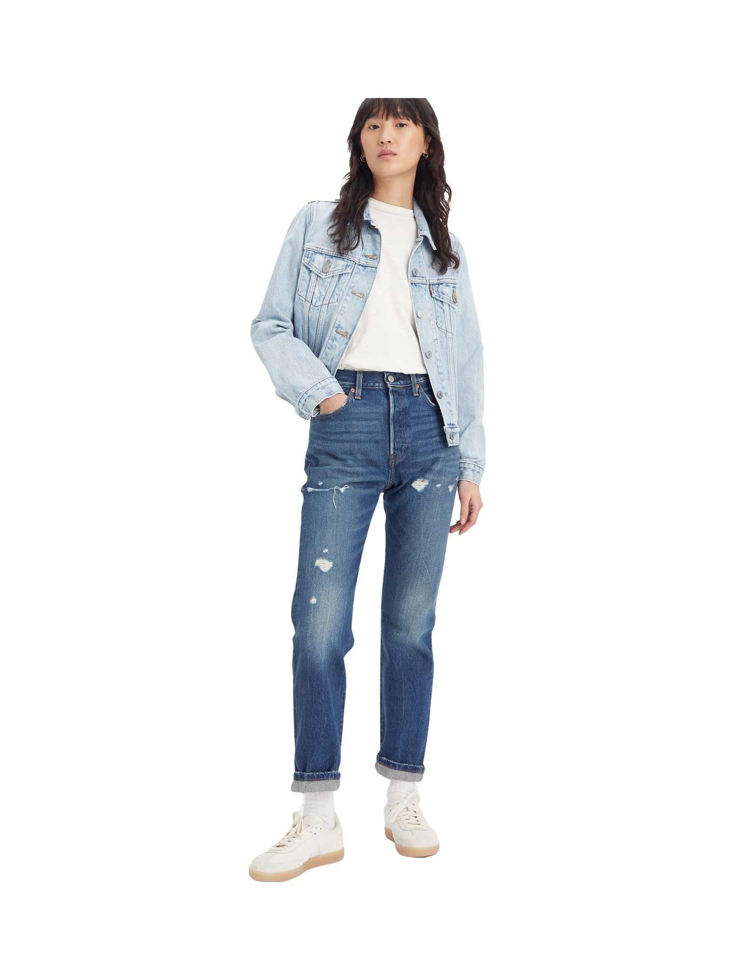 Levi's - jeans 501® original con cimosa, Denim, large image number 3