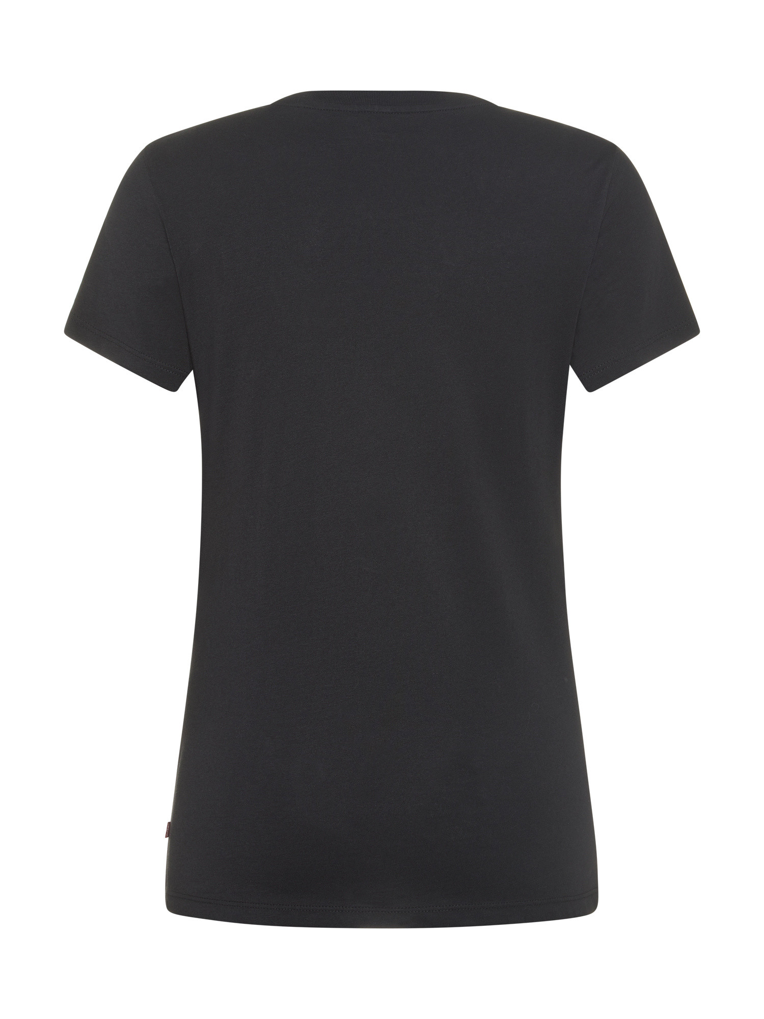 Levi's - T-shirt in cotone con stampa logo, Nero, large image number 1