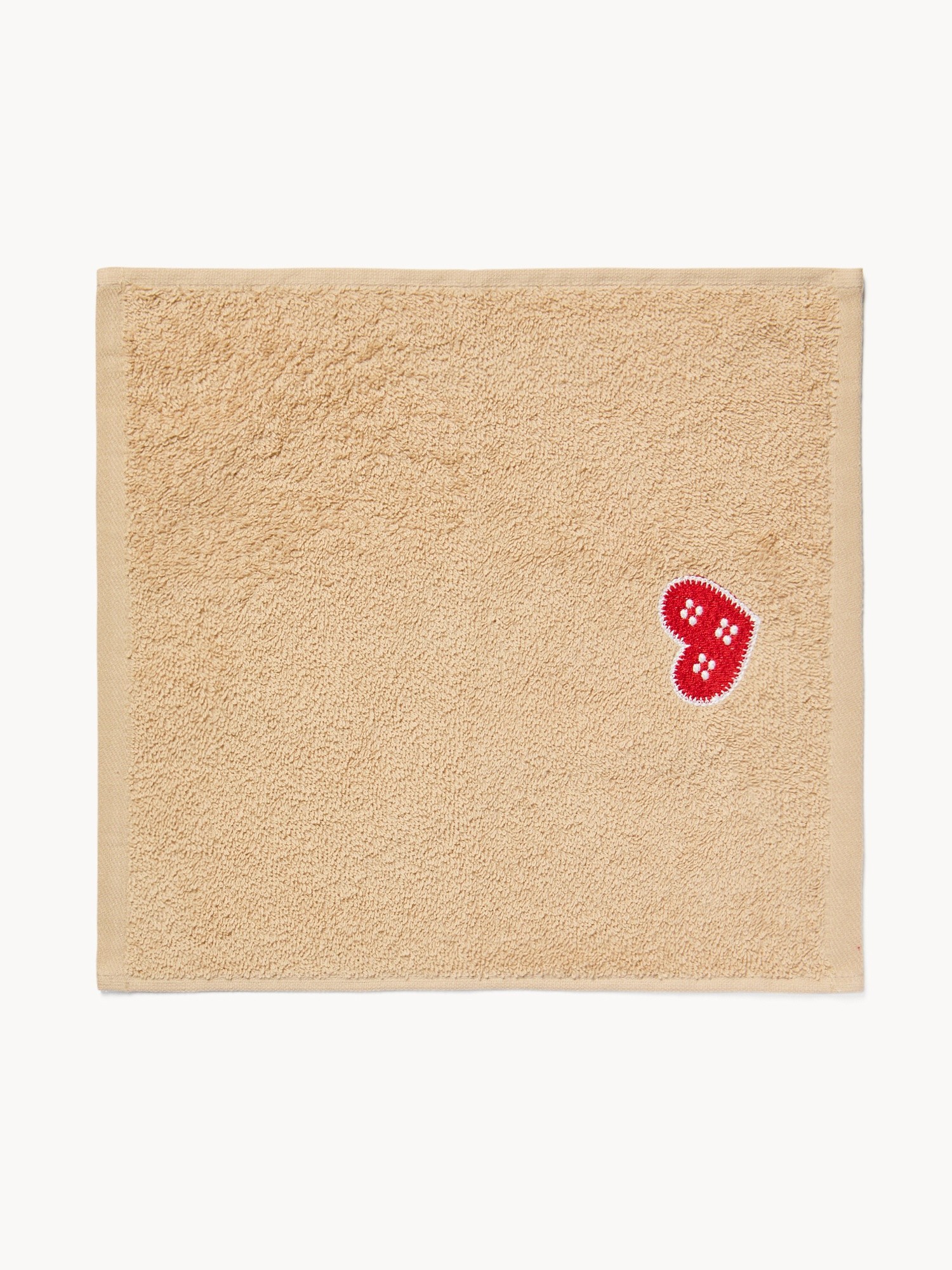 Set of 3 cotton terry cloths with Christmas embroidery, White, large image number 1