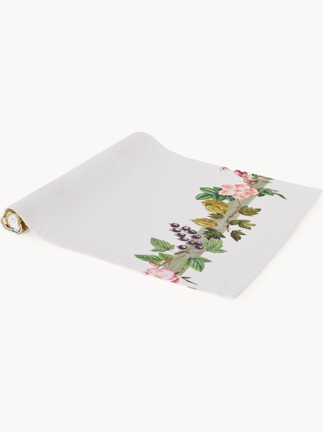 Cotton twill table runner by Tessiture Randi