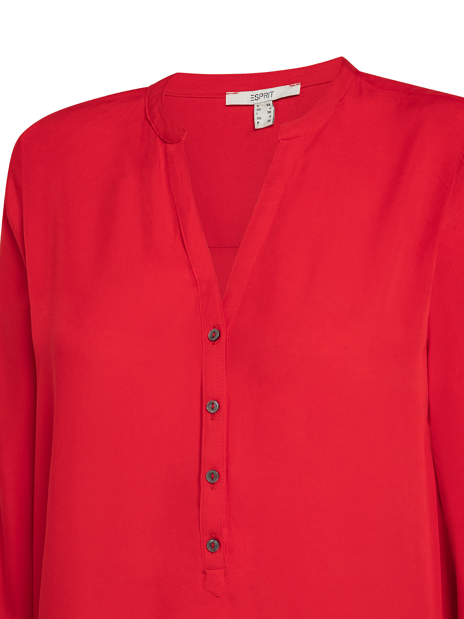 Blusa con maniche regolabili, Rosso, large image number 2