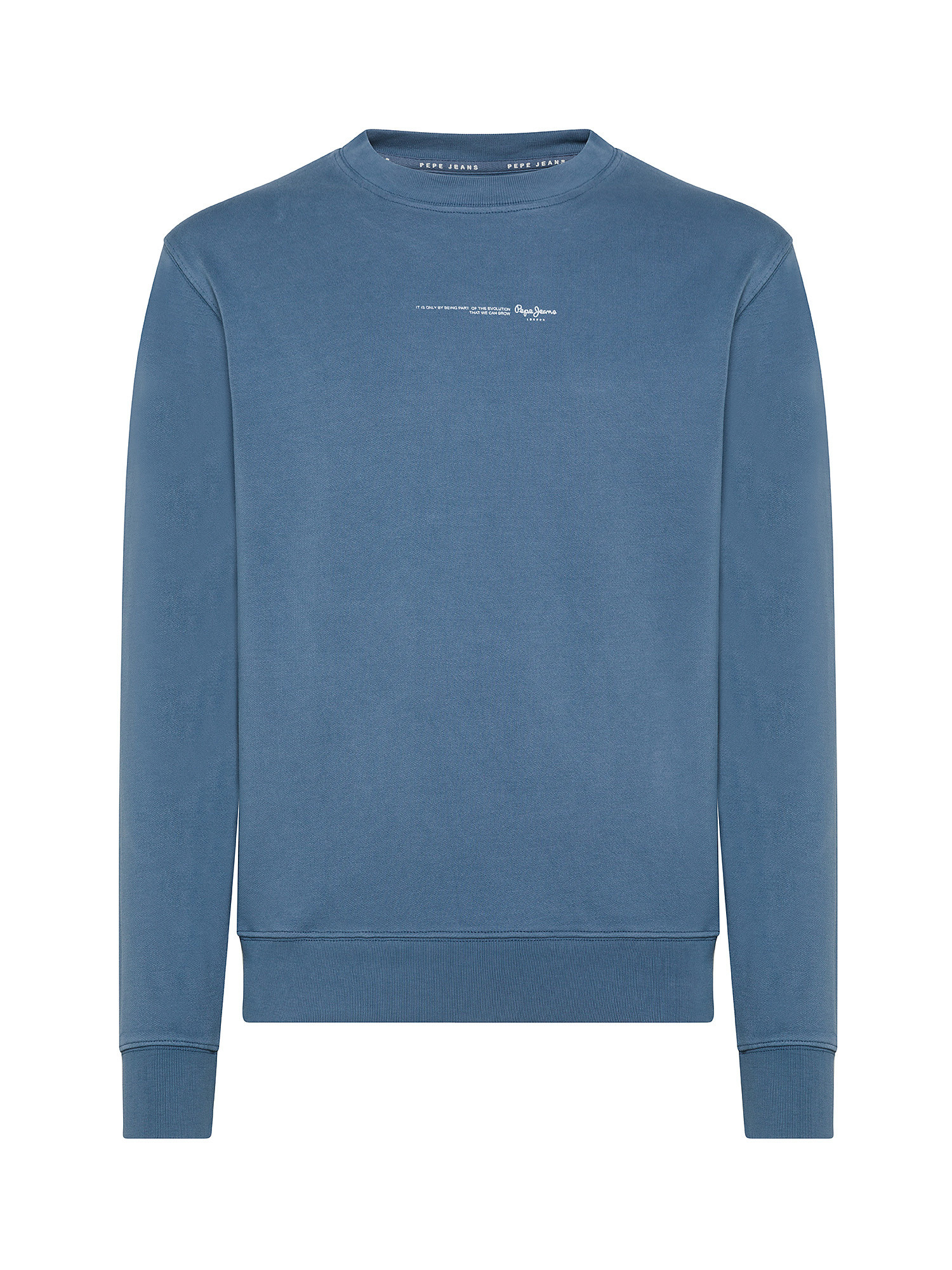 Pepe Jeans - Cotton sweatshirt with logo, Blue, large image number 0