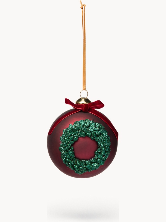 Glass tree bauble