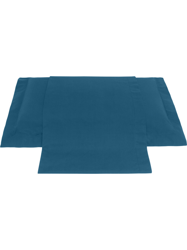 Zefiro solid colour flat sheet in percale.