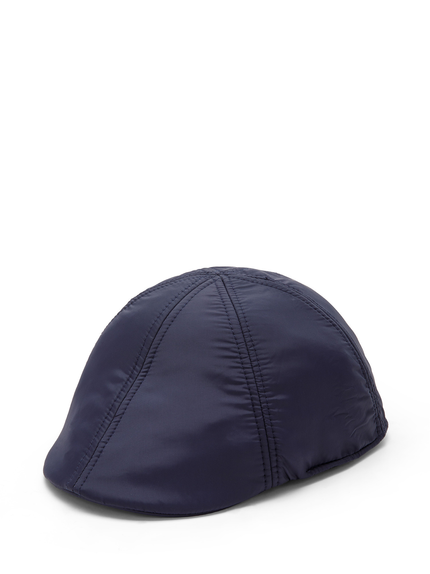 Luca D'Altieri - Nylon flat cap with elastic, Dark Blue, large image number 0