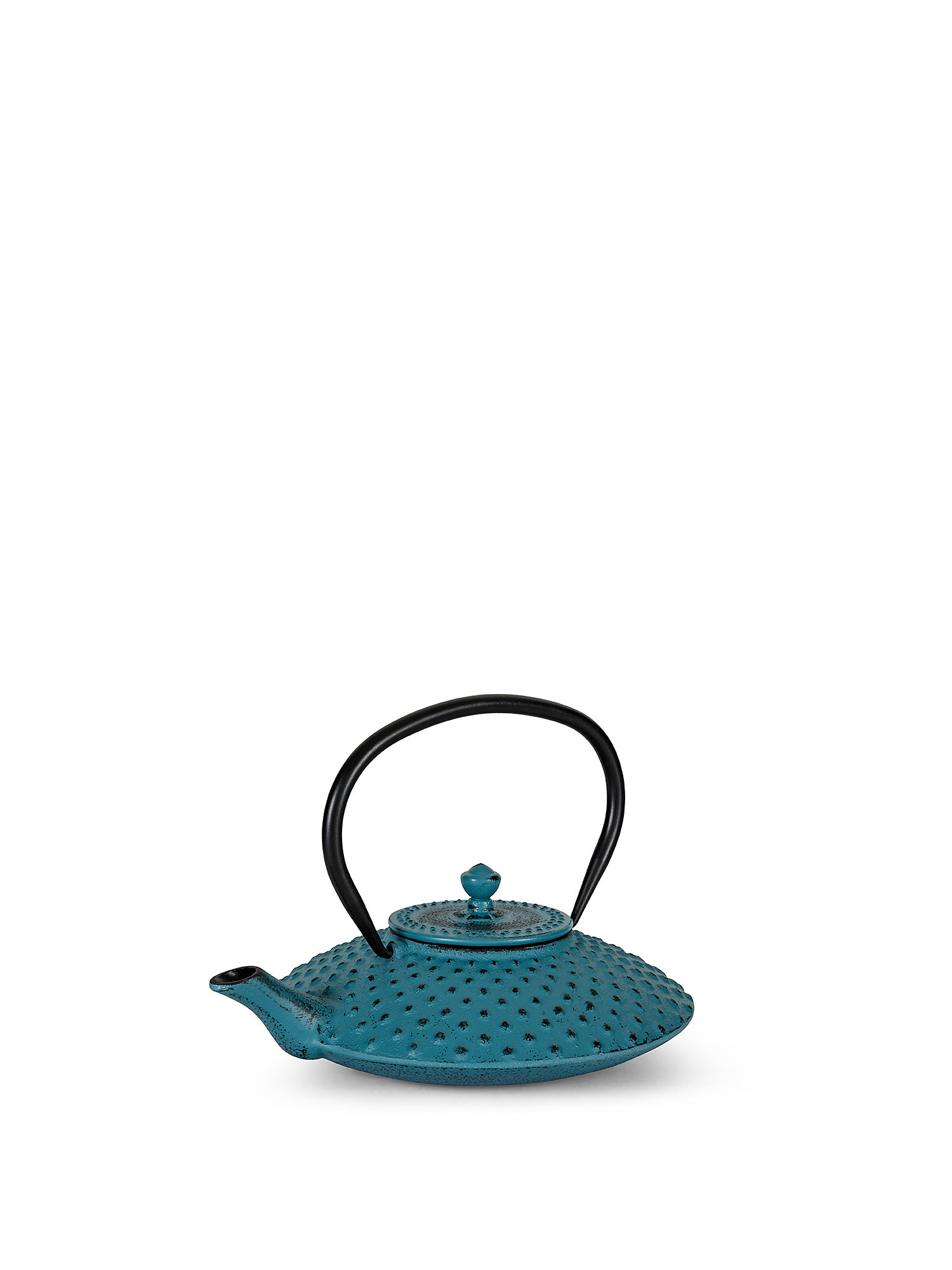 Japanese style cast iron teapot, Light Blue, large image number 0