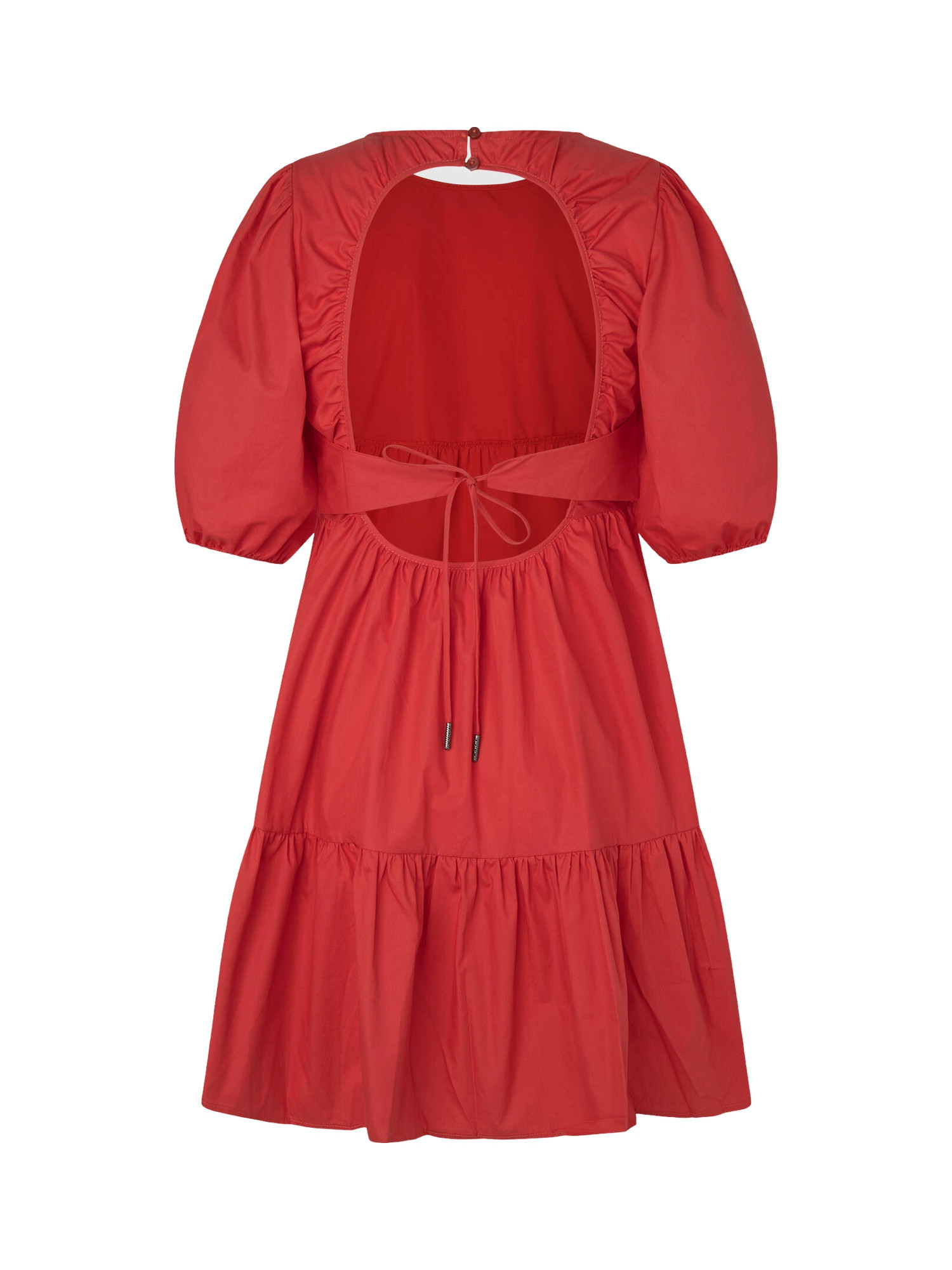 Pepe Jeans - Dress with back neckline in cotton, Red, large image number 1