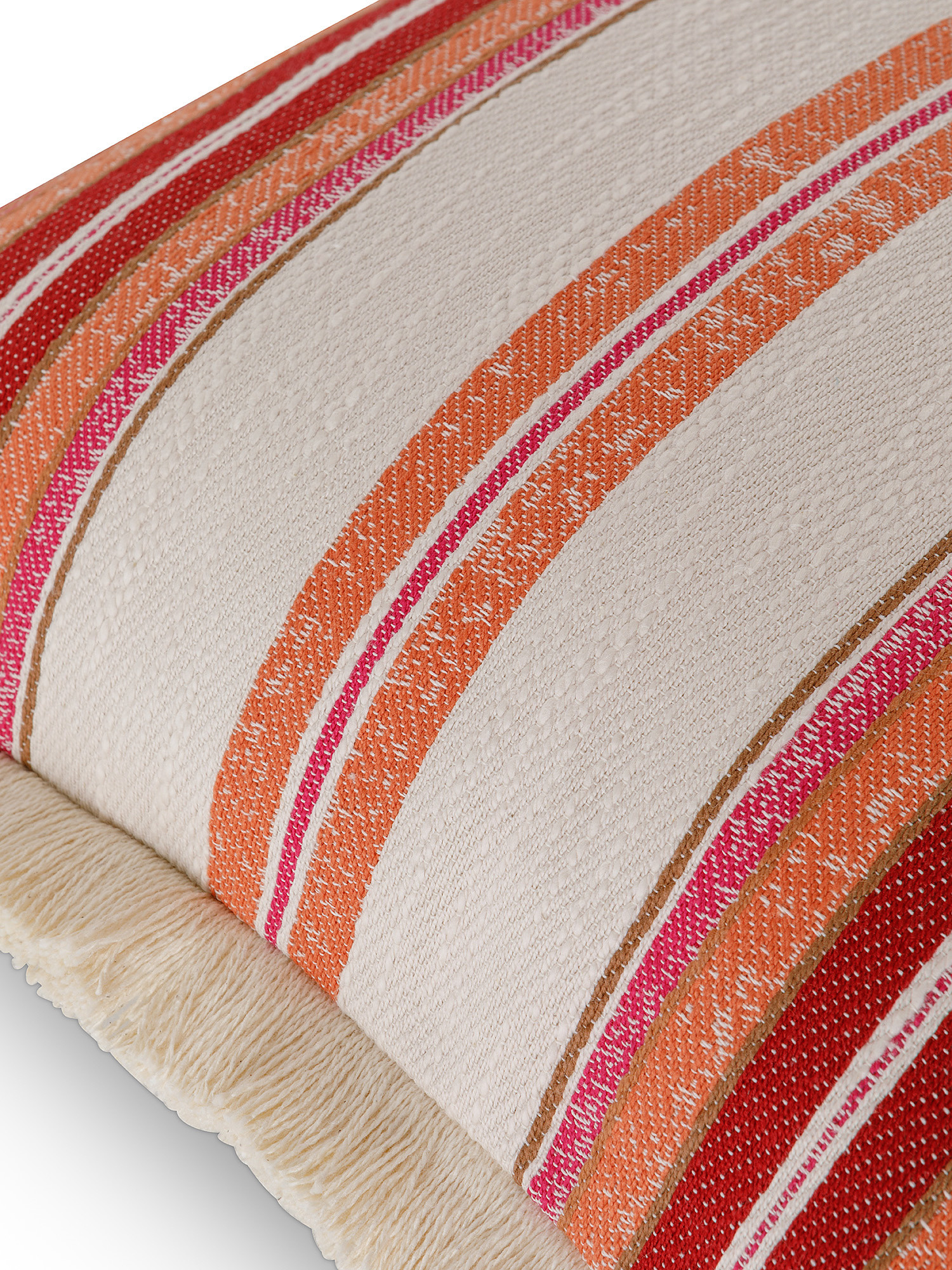 Striped jacquard cushion 35x55cm, Multicolor, large image number 1