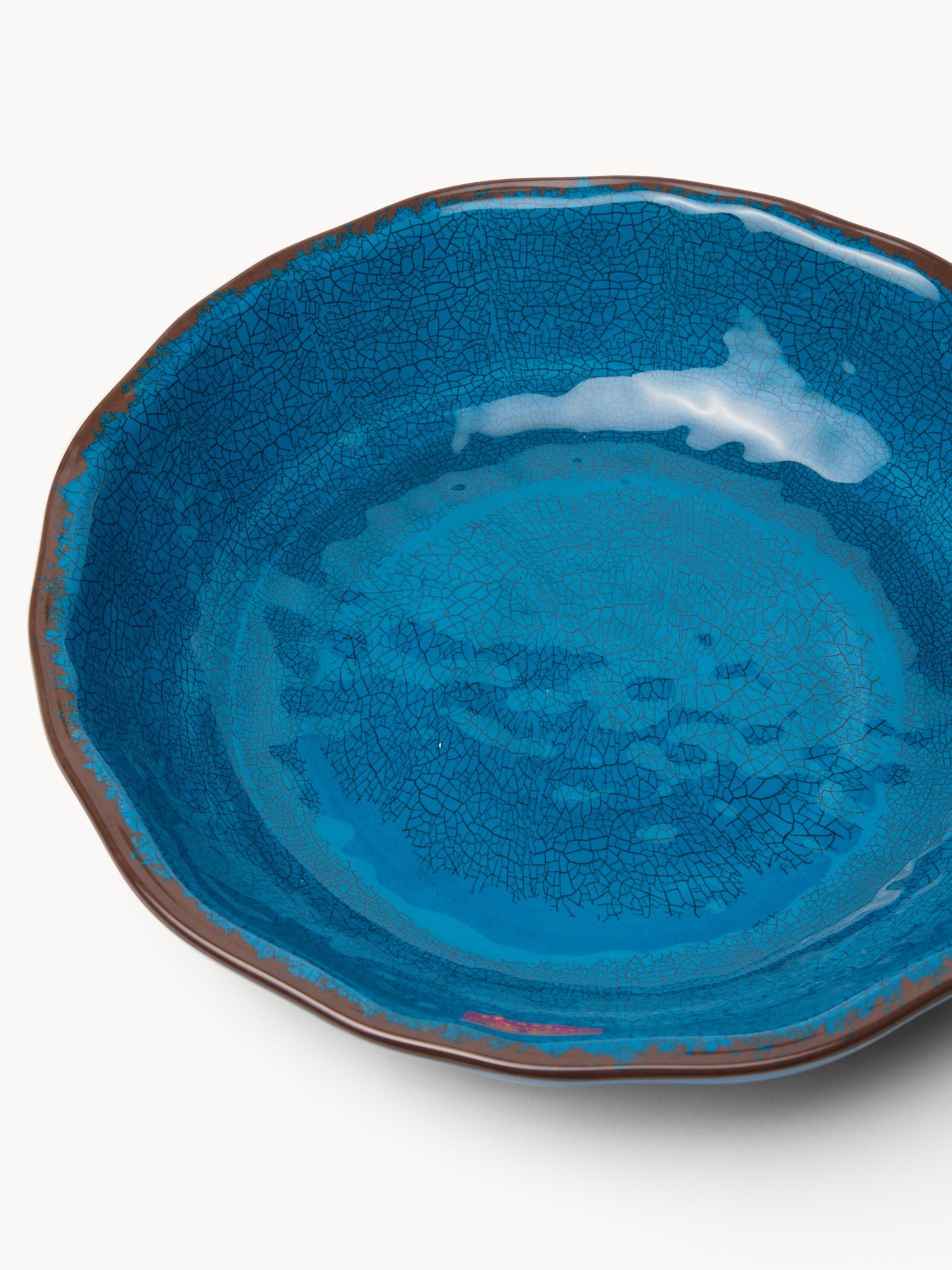 Blue Melamine Salad Bowl - Introductory Price, Blue, large image number 1