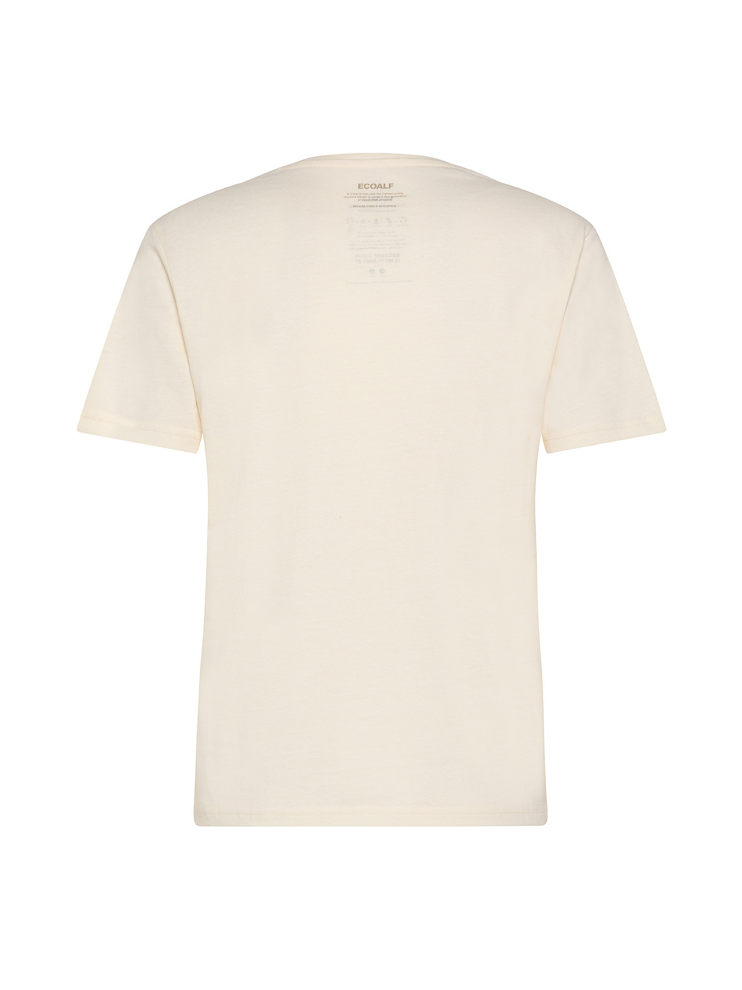 Ecoalf - T-shirt con stampa, Crema, large image number 1