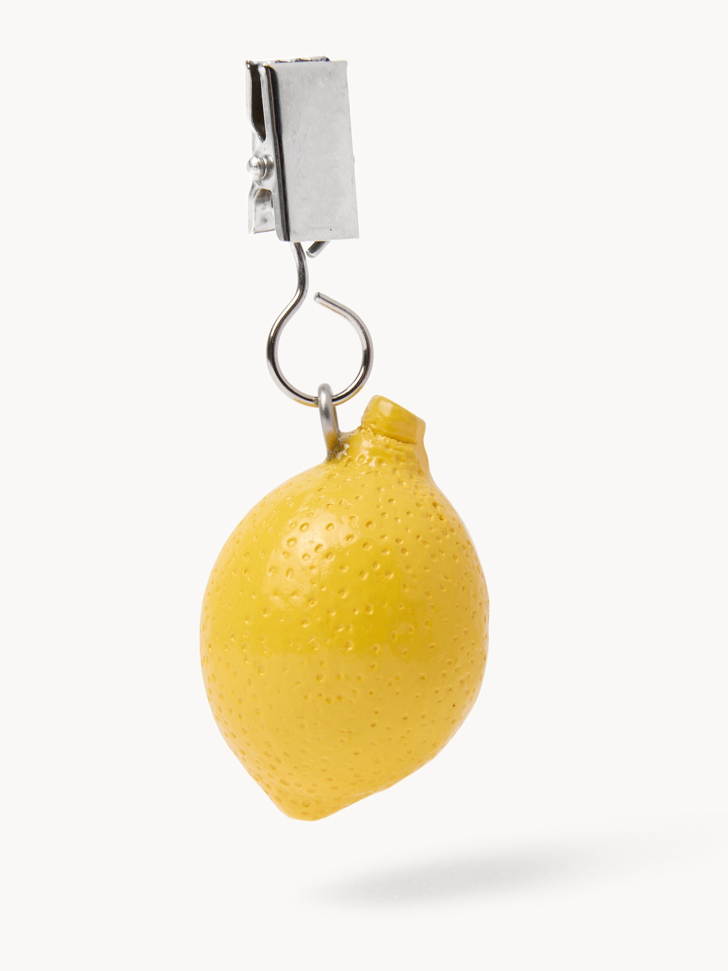 Set of 4 Lemon-Shaped Tablecloth Clips - Introductory Price, Yellow, large image number 1