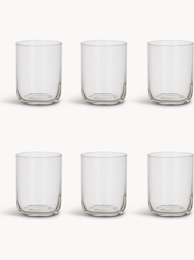 Set 6 bicchieri drink in vetro