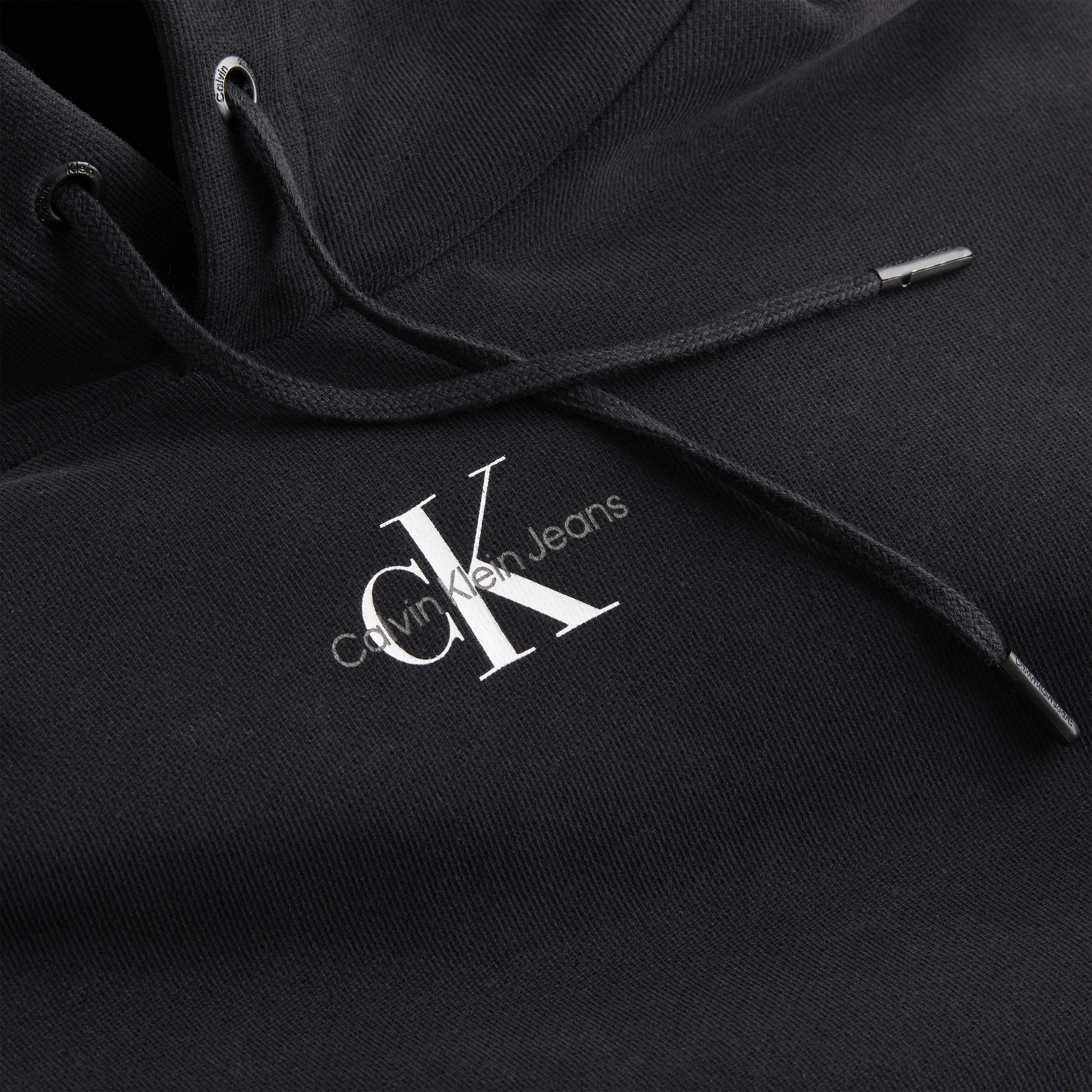 Calvin Klein Jeans - Cotton sweatshirt with logo, Black, large image number 2
