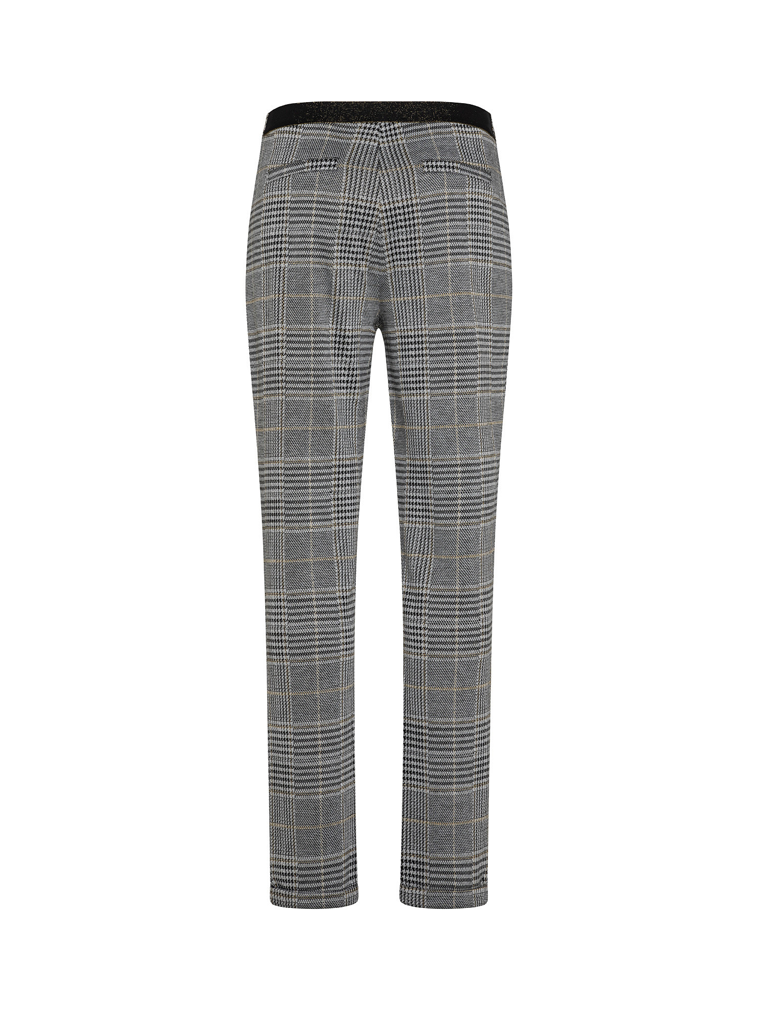 Trousers with lurex fabric, Grey, large image number 1