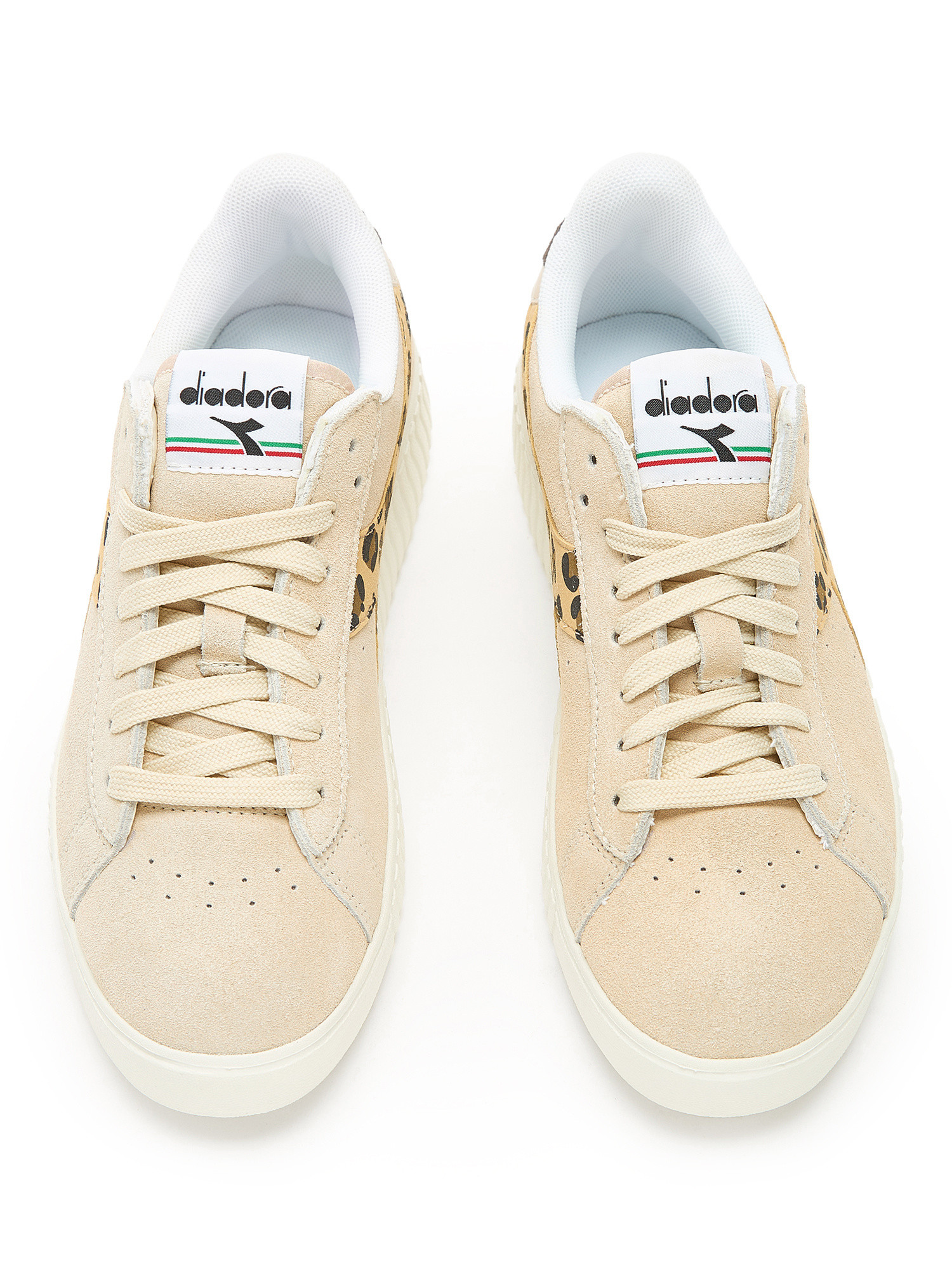Diadora - Game Step Suede Animalier Shoes, White, large image number 2