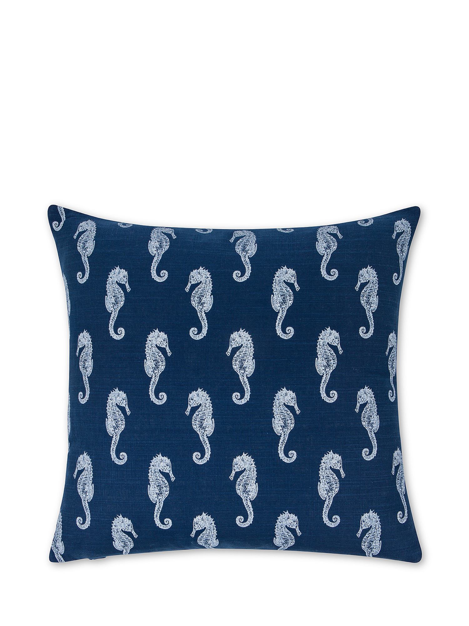 45x45 cm cotton cushion, Blue, large image number 0
