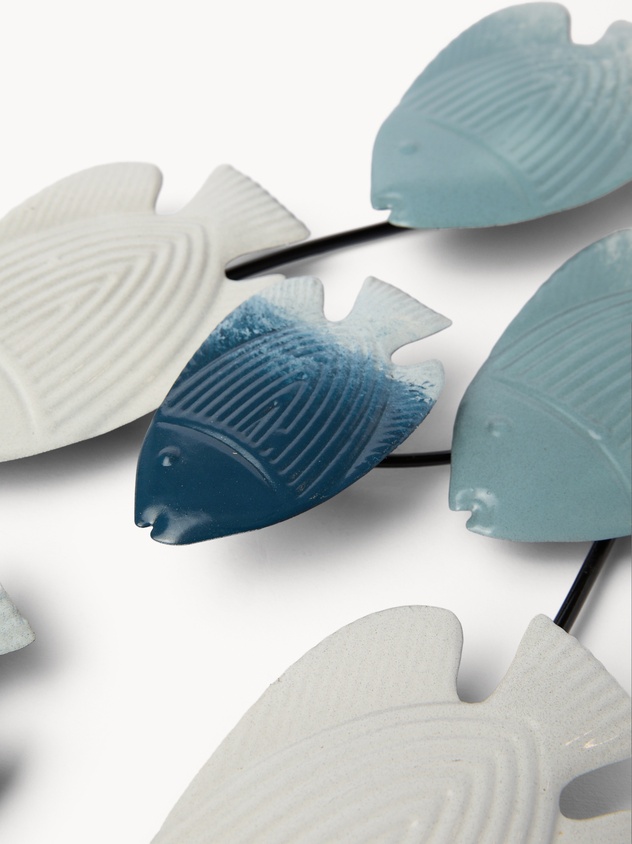 Decorazione da muro in ferro fatta a mano