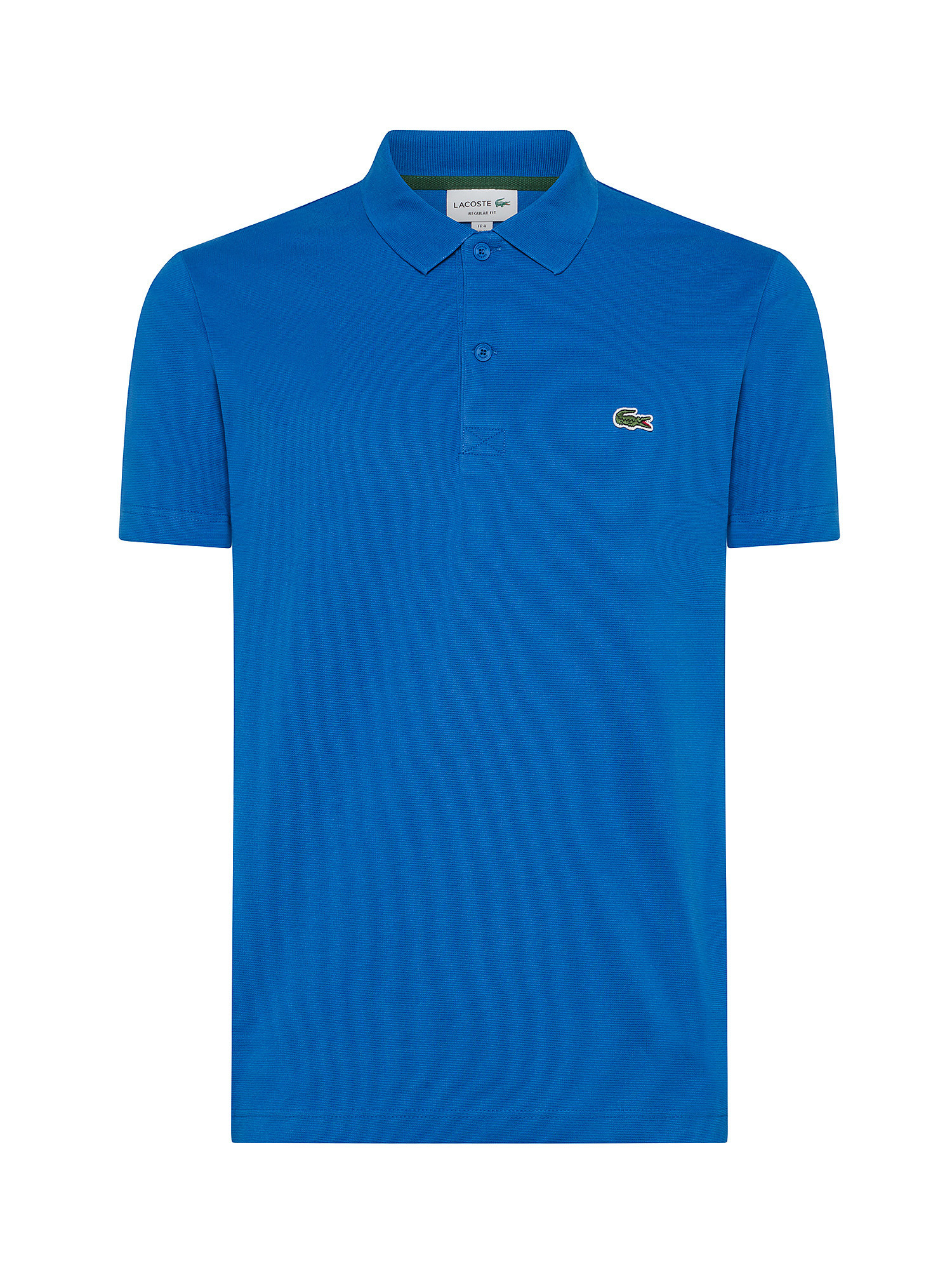 Lacoste - Regular fit stretch polo, Blue, large image number 0