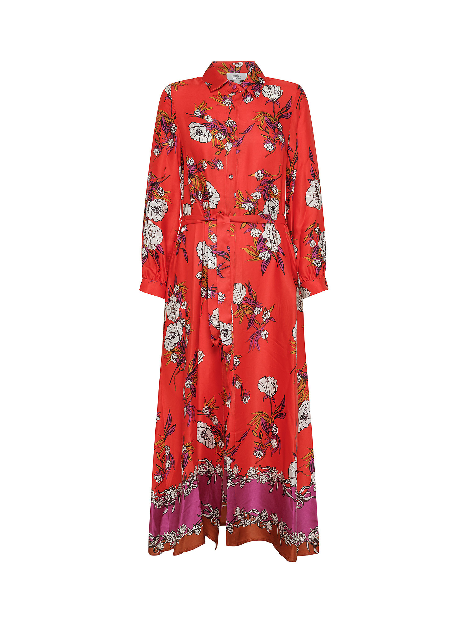 Dress with print, Red, large image number 0