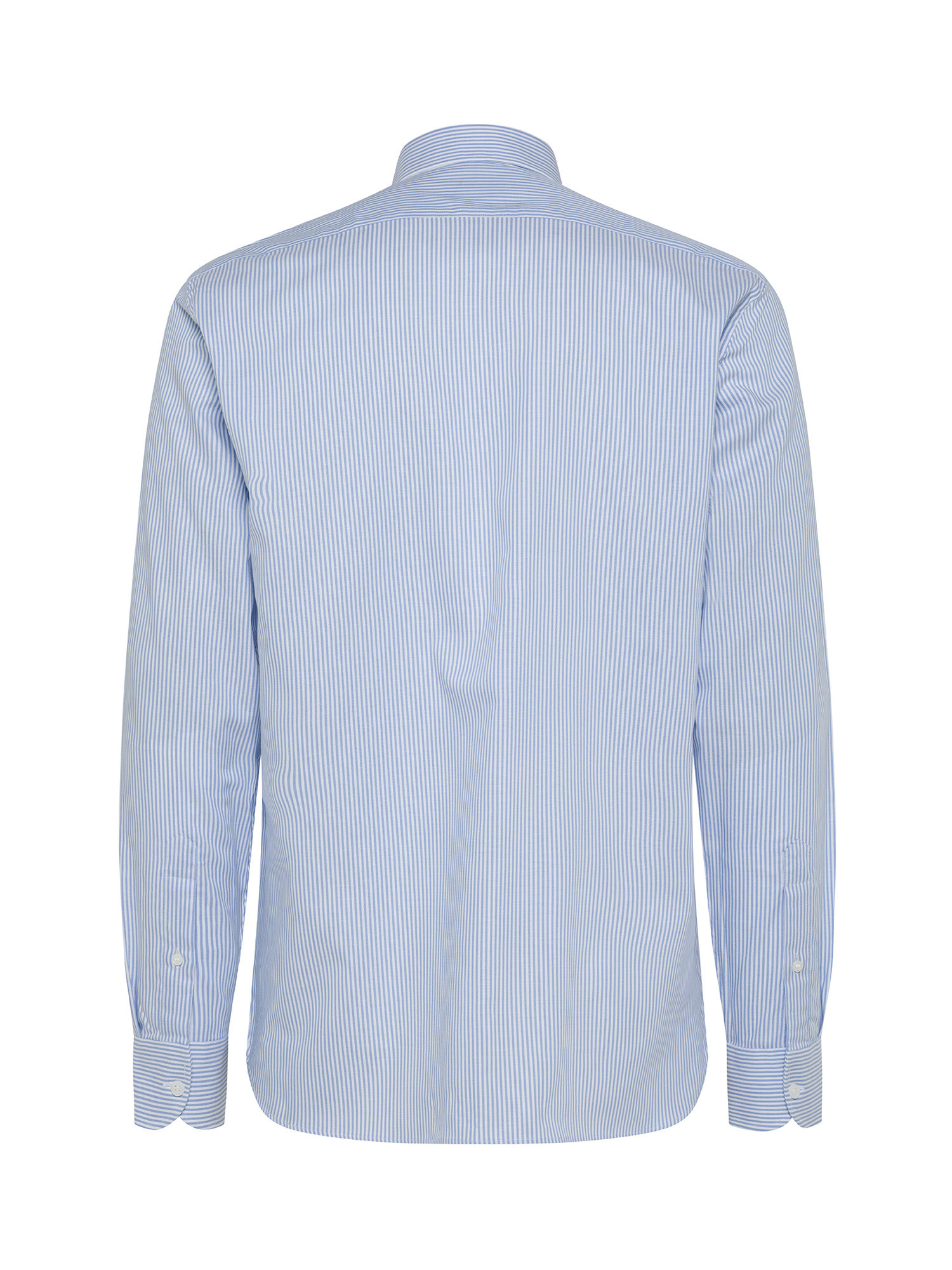 Luca D'Altieri - Tailor fit shirt in pure cotton, Light Blue, large image number 1