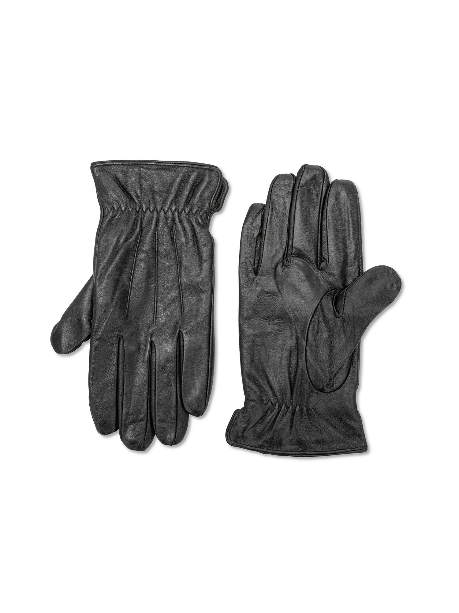 Luca D'Altieri - Genuine leather gloves, Black, large image number 0