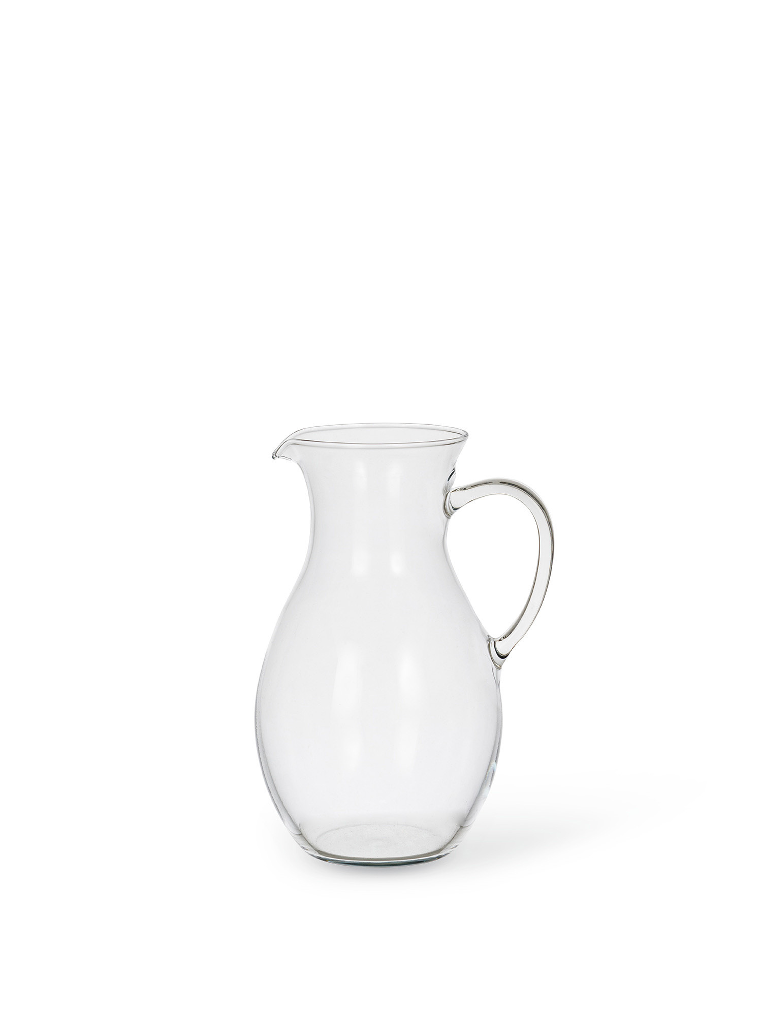 Klasik glass jug, Transparent, large image number 0