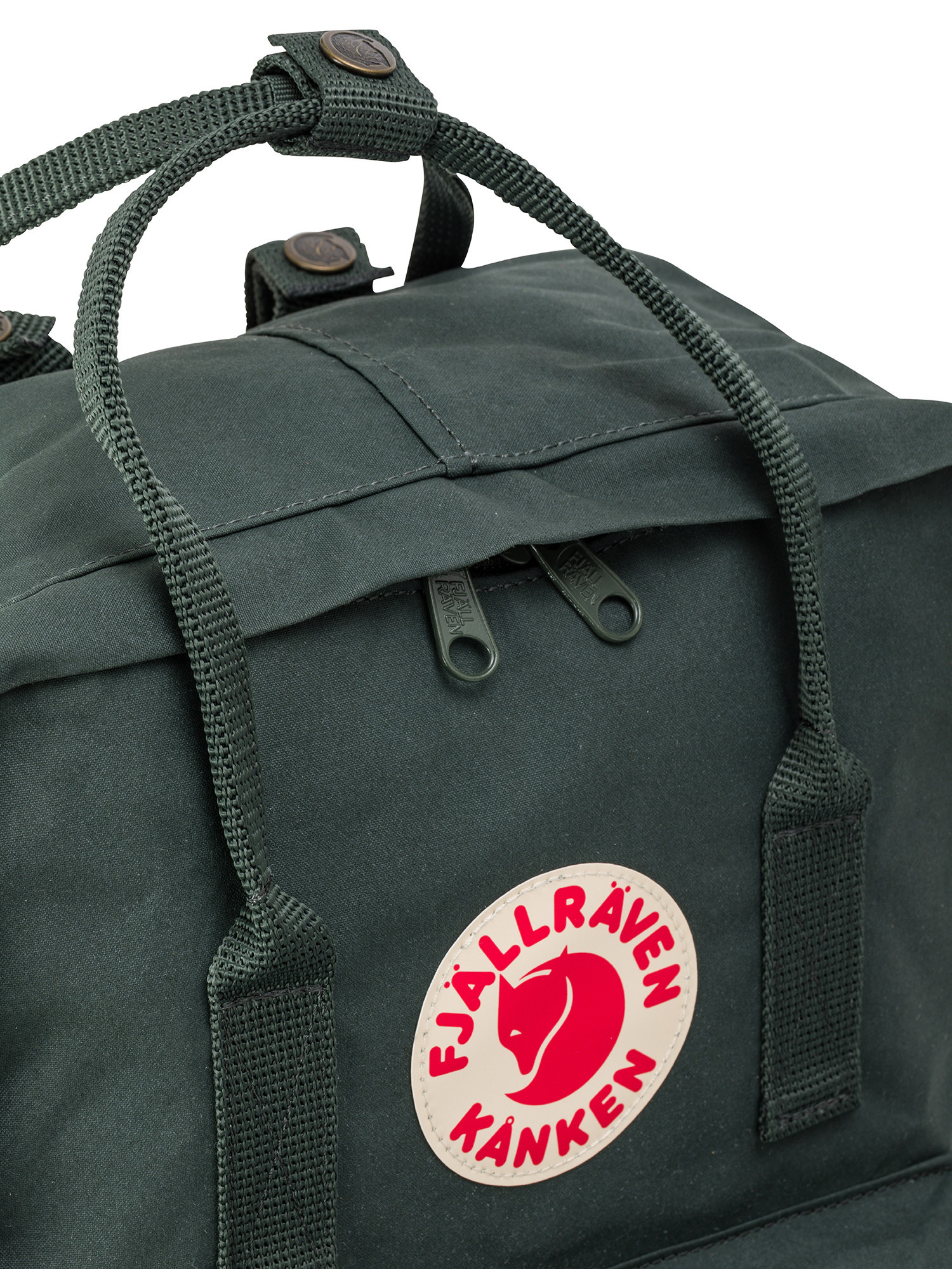 Fjallraven - Classic Kånken backpack in durable Vinylon fabric, Dark Green, large image number 2