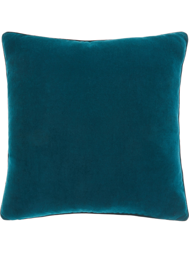 Solid colour melange cushion