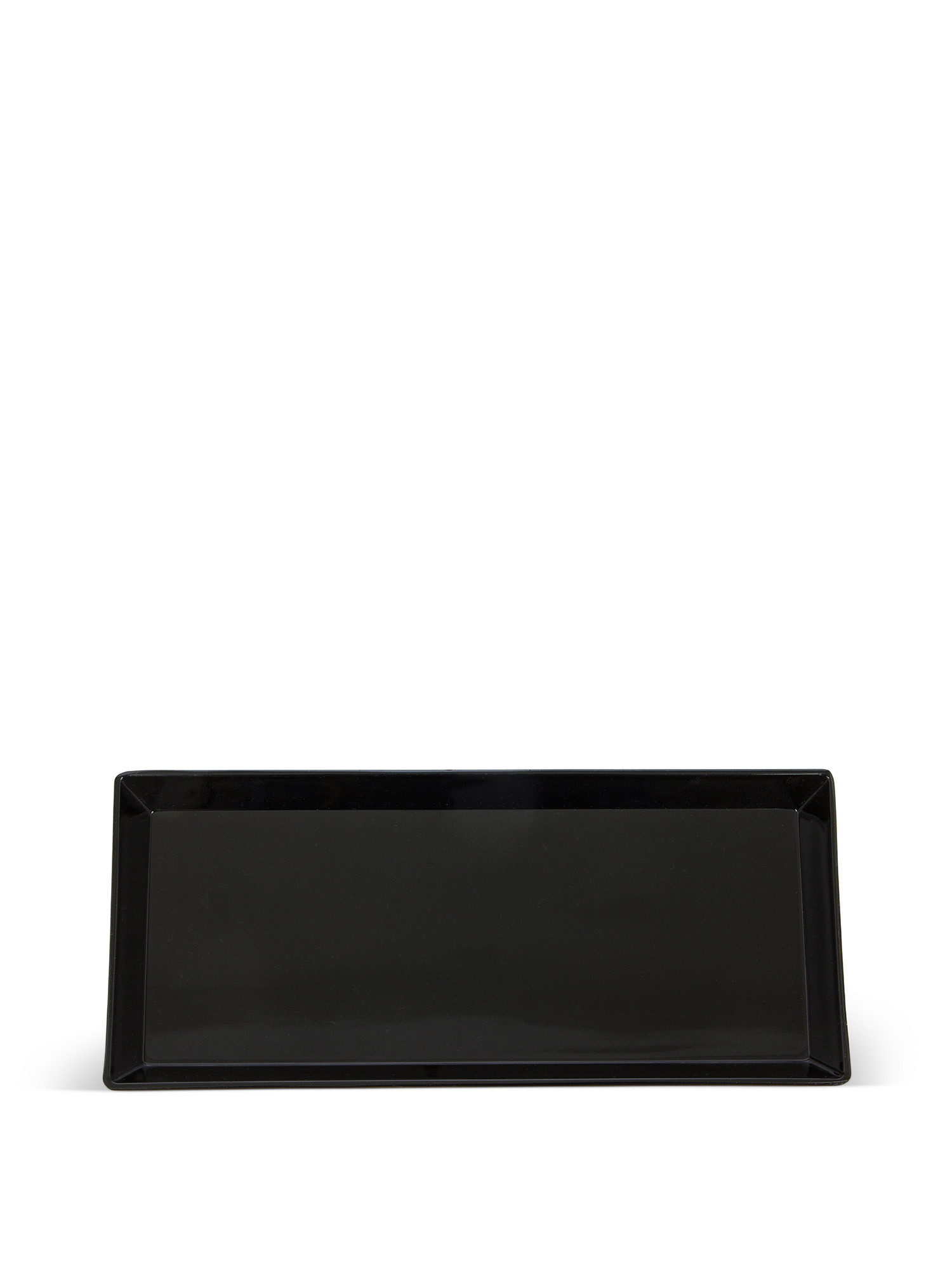 Colored PVC tray, Black, large image number 0