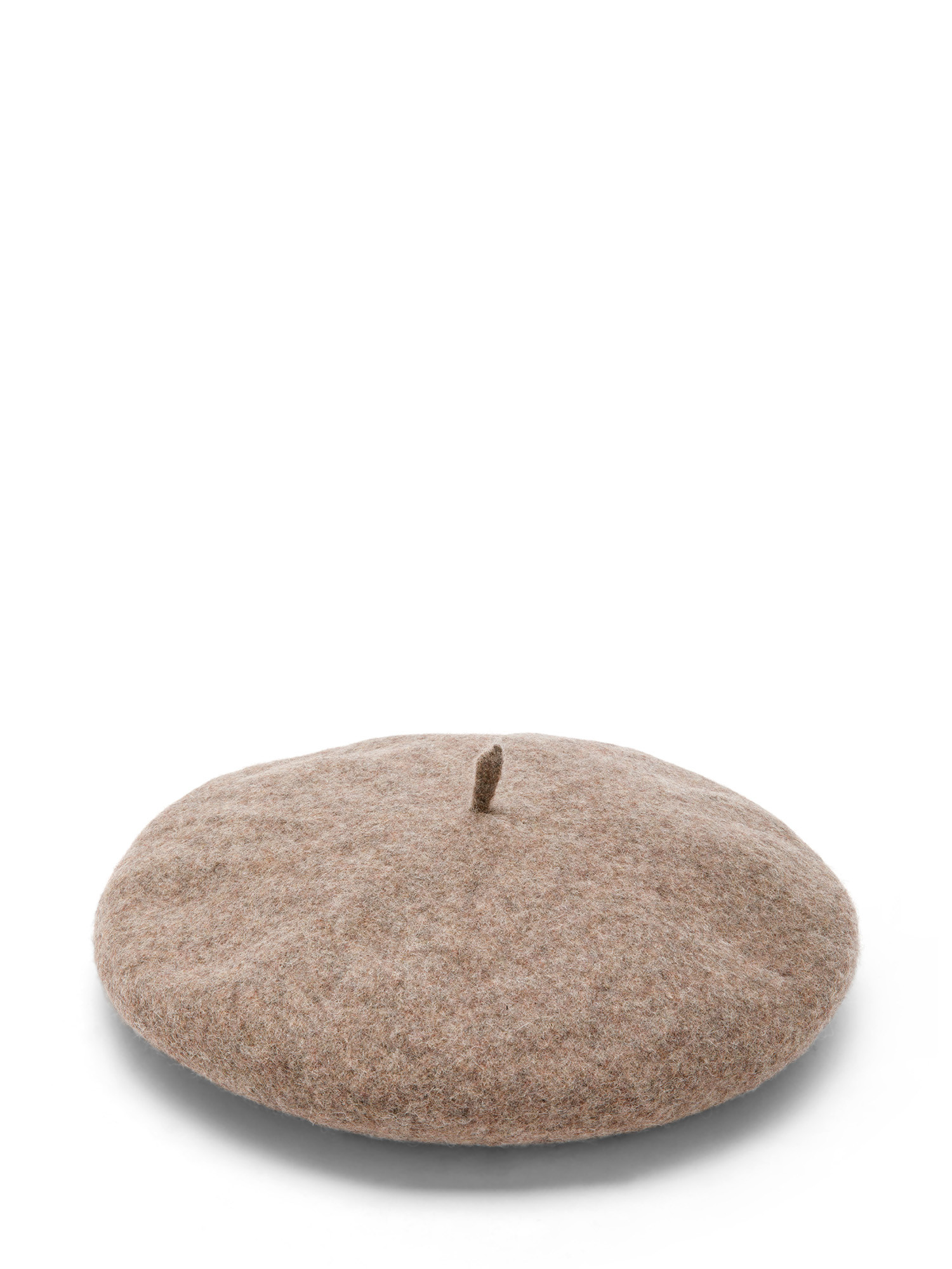 Koan - Pure wool beret, TAUPE, large image number 0