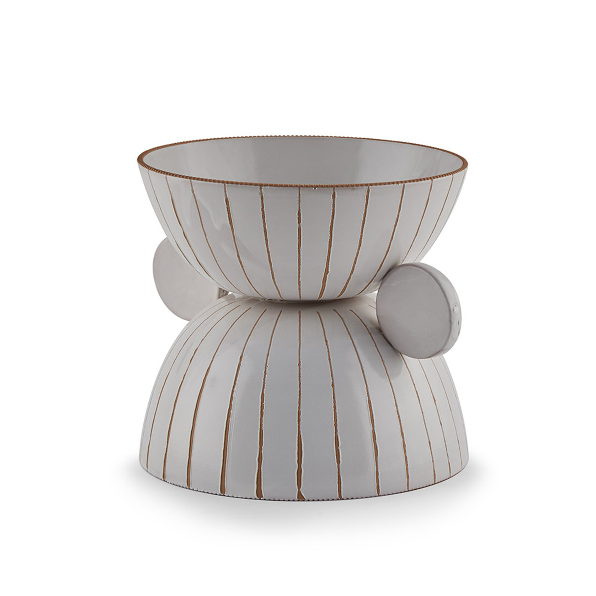 Centrotavola ceramica di Grottaglie by Sara Ricciardi, Bianco, large image number 1