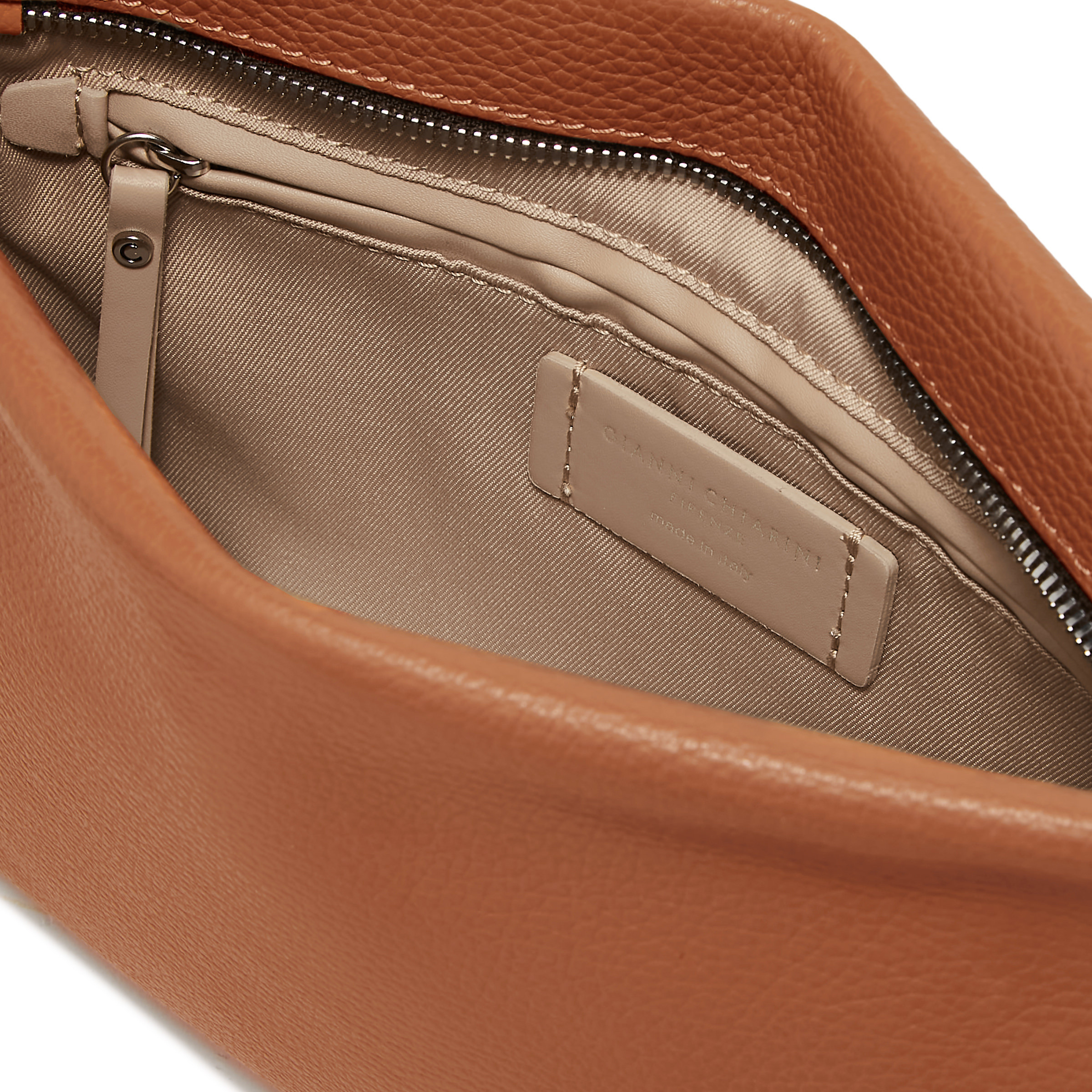 Gianni Chiarini - Brenda leather bag, Brown, large image number 4