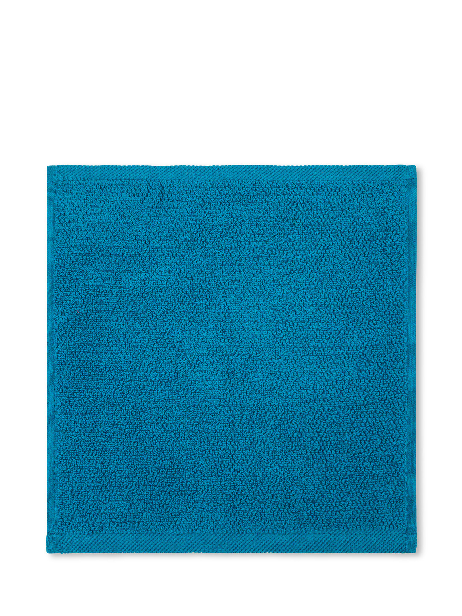 Set 4 lavette in spugna di cotone, Blu bluette, large image number 1