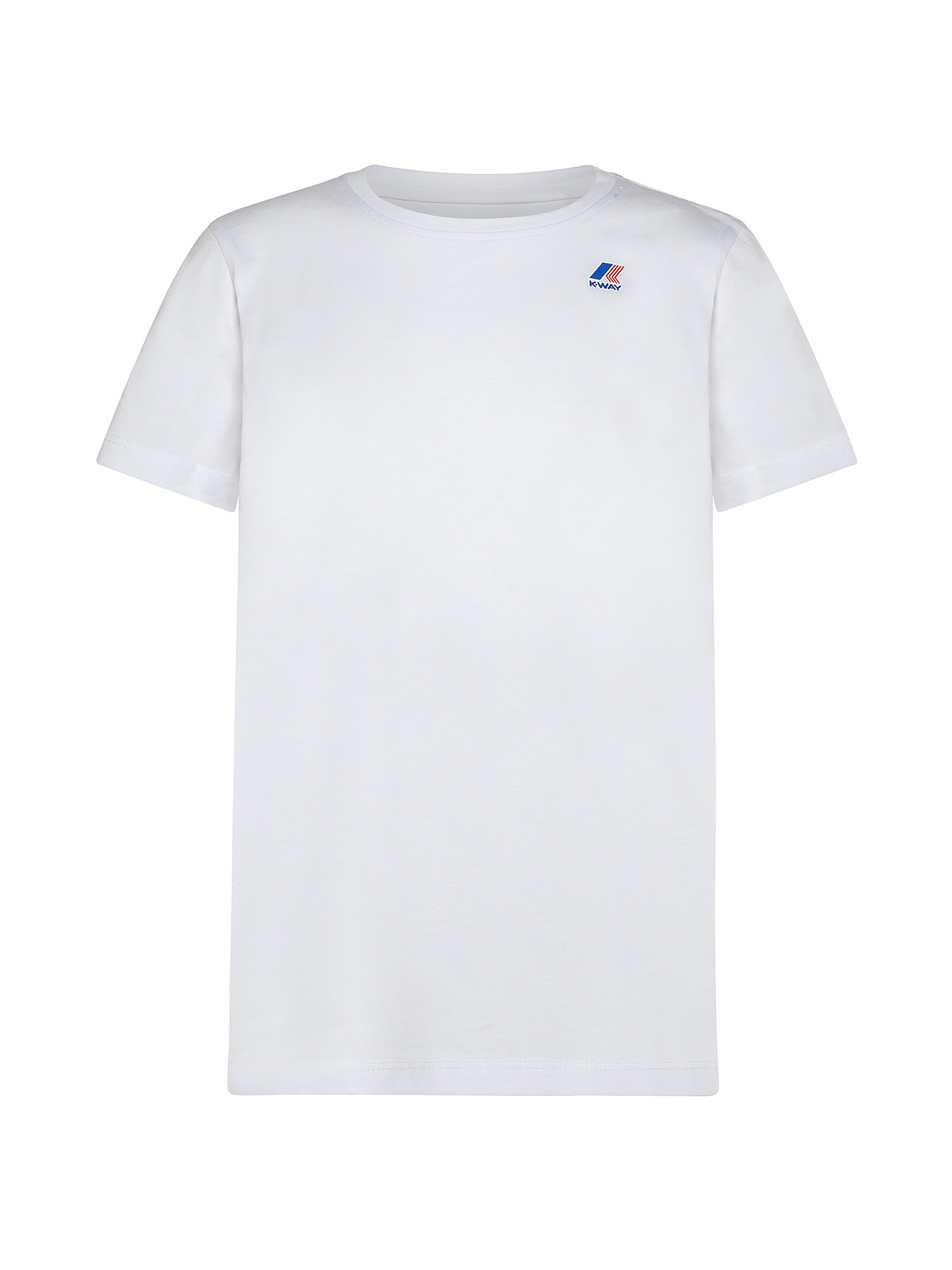 T-shirt ragazzo regular fit, Bianco, large image number 0