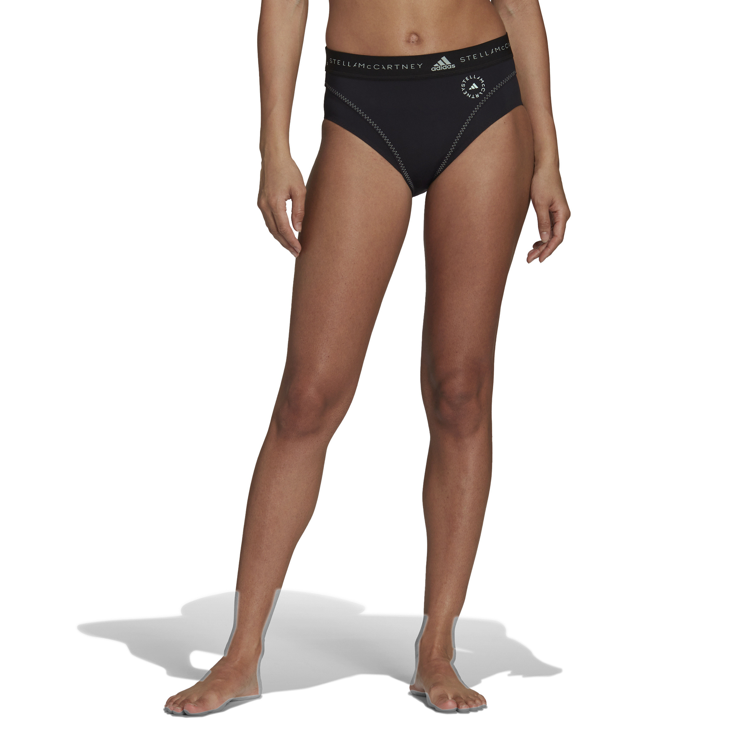 Slip bikini adidas by Stella Mccartney, Nero, large image number 2