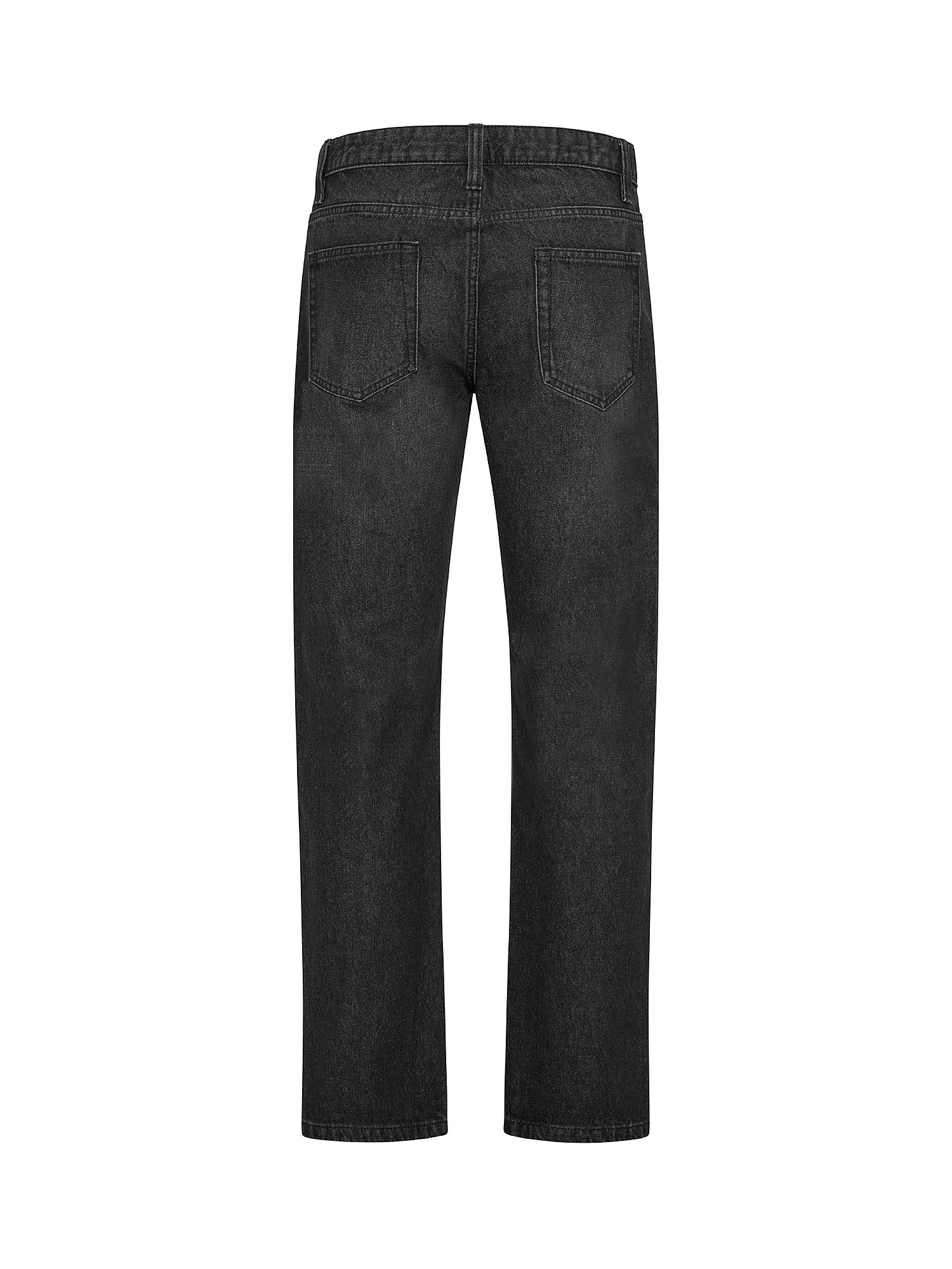 JCT - Five pocket jeans in pure cotton, Black, large image number 1