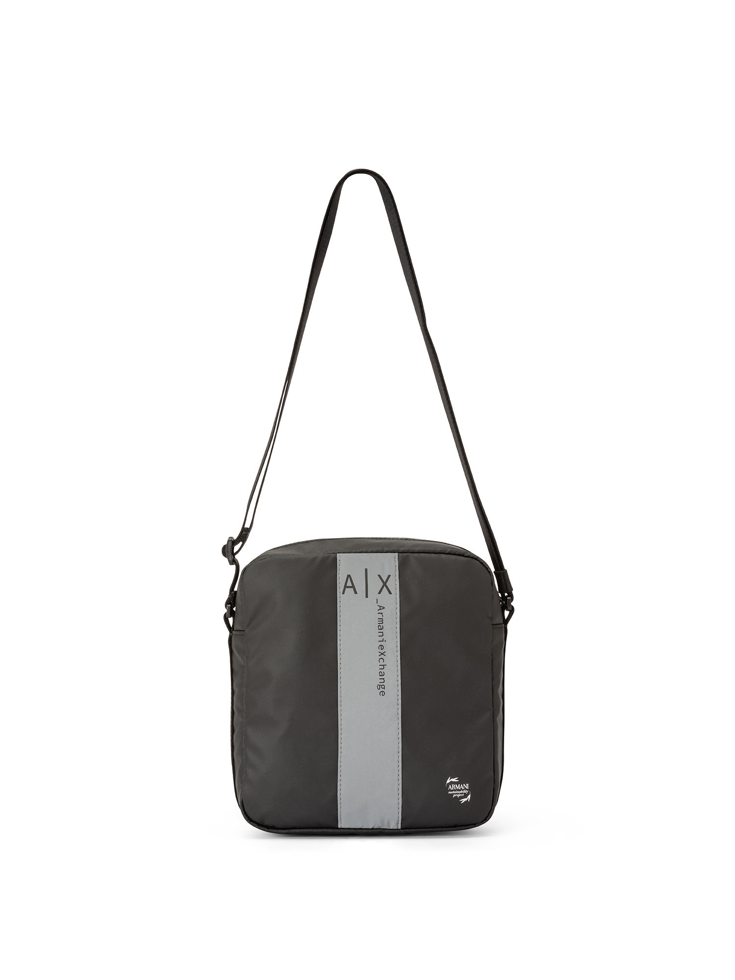 Armani Exchange - Shoulder bag with logo, Black, large image number 0