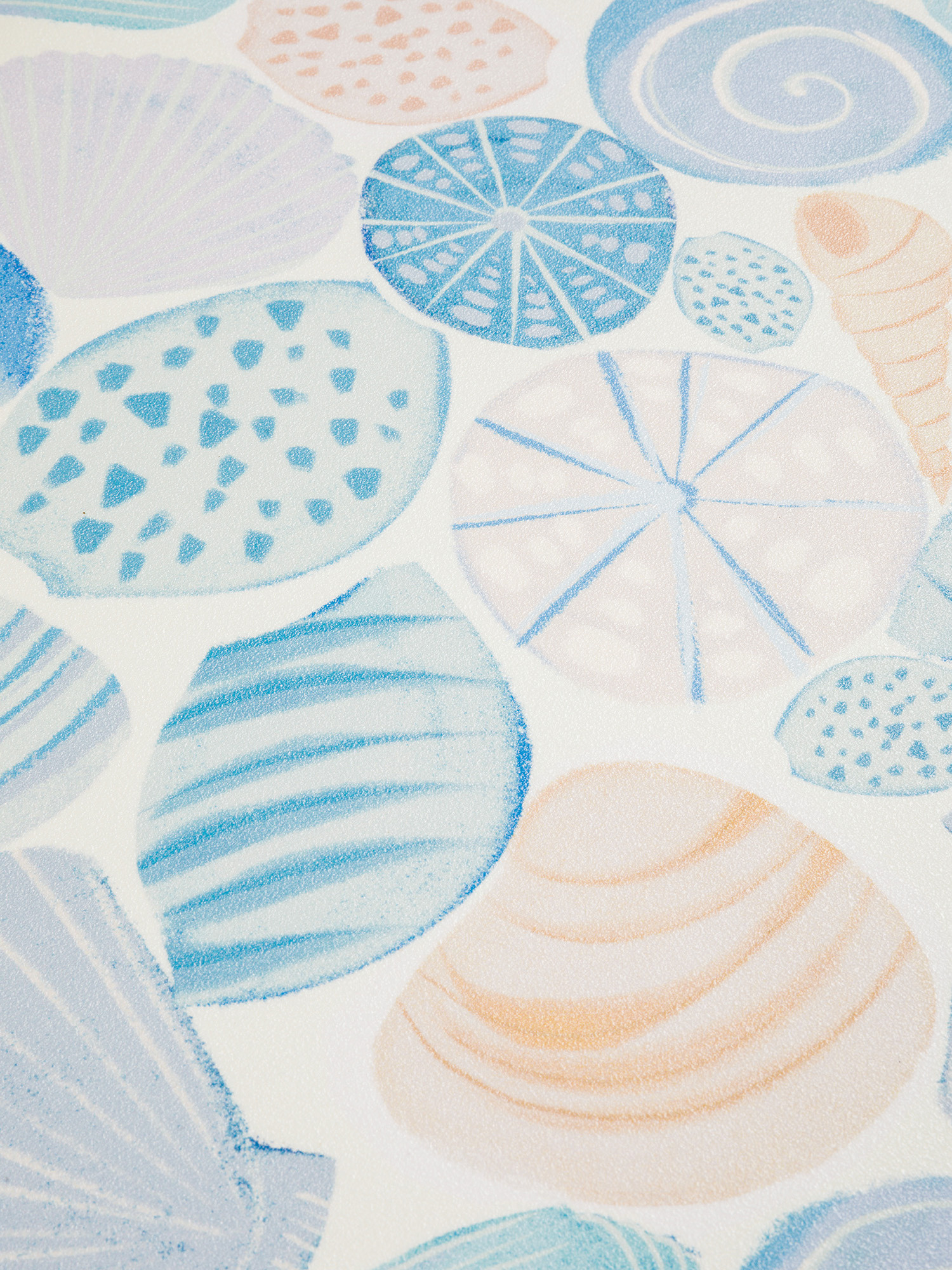PVC kitchen rug with seashell print., Multicolor, large image number 1