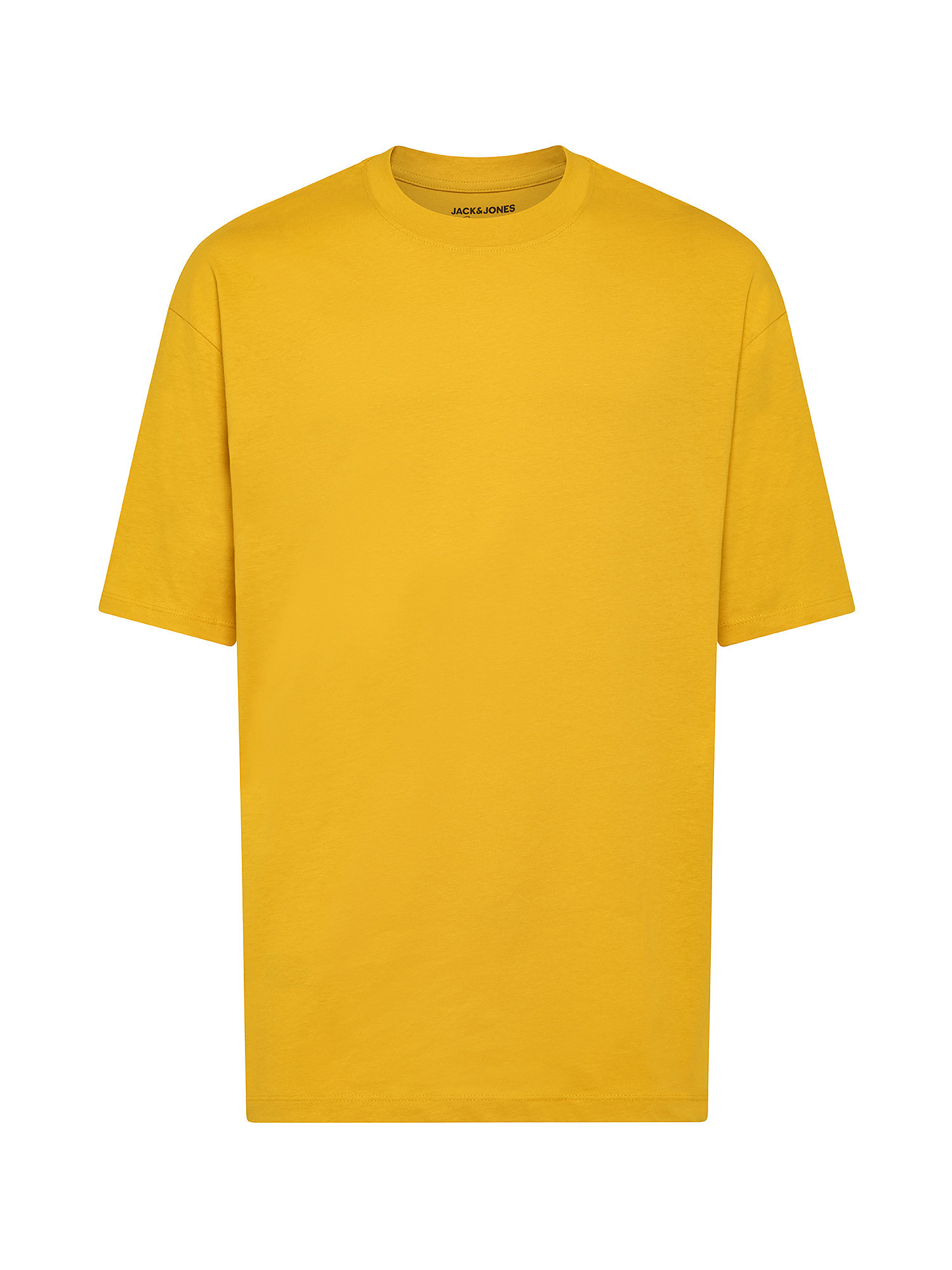T-shirt in 100% cotton, Yellow, large image number 0
